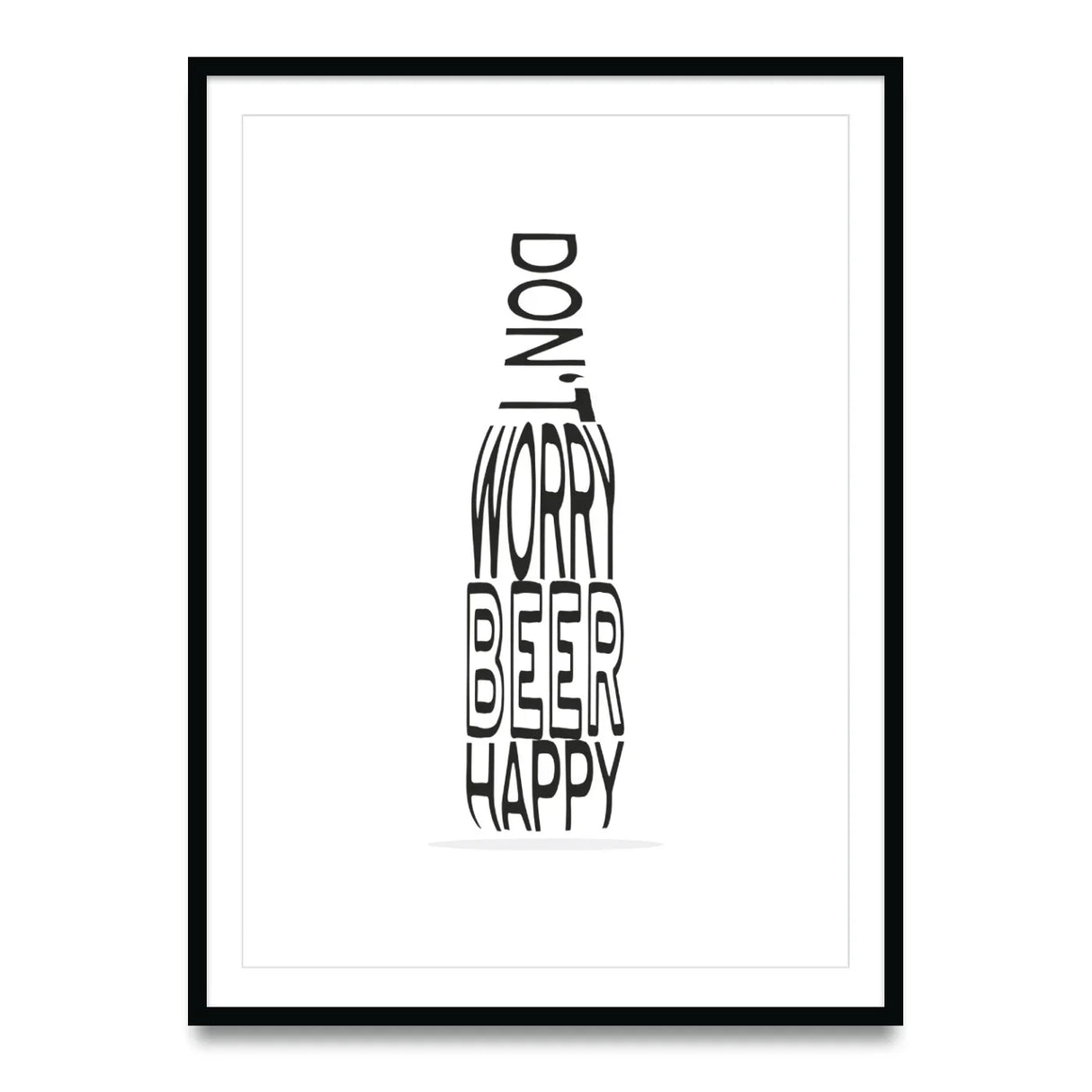Don't worry beer happy - Poster