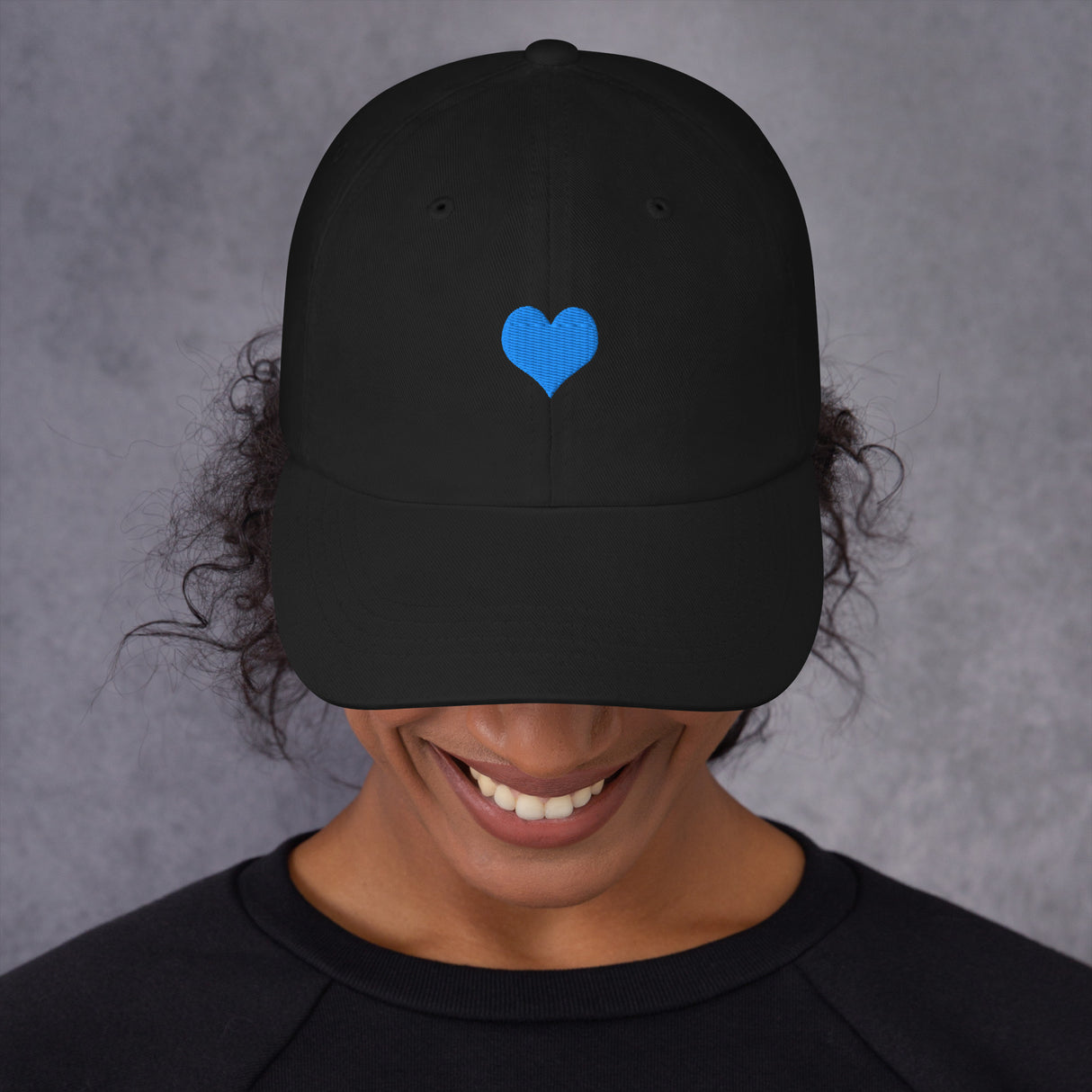 Cap Herz blau one size