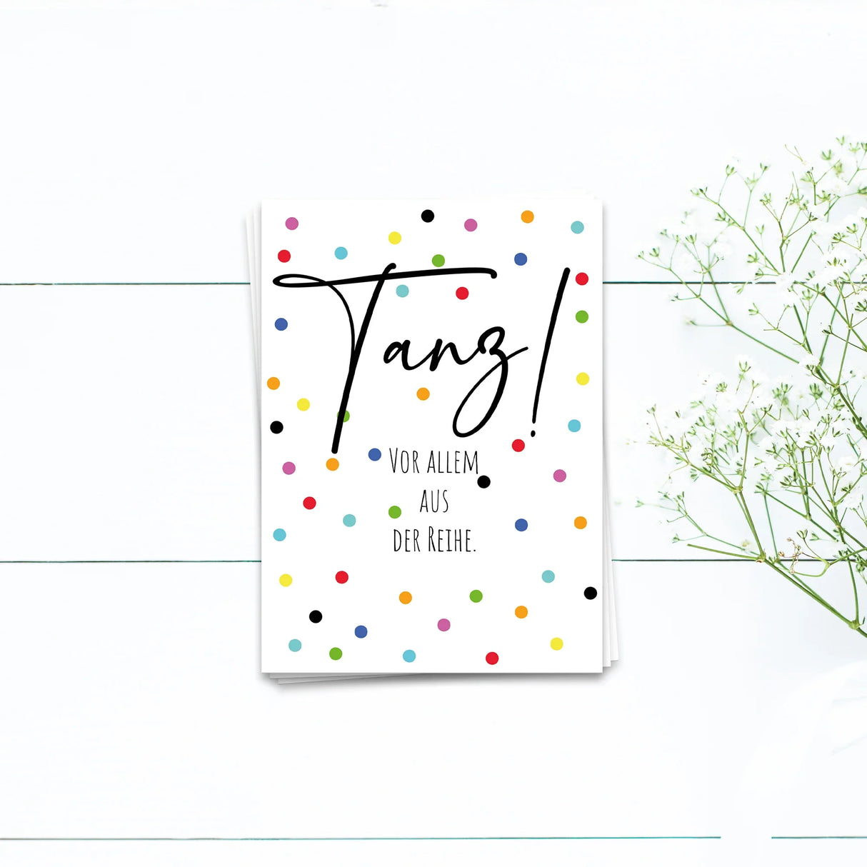 Tanz! Vor allem aus der Reihe - Postkarte