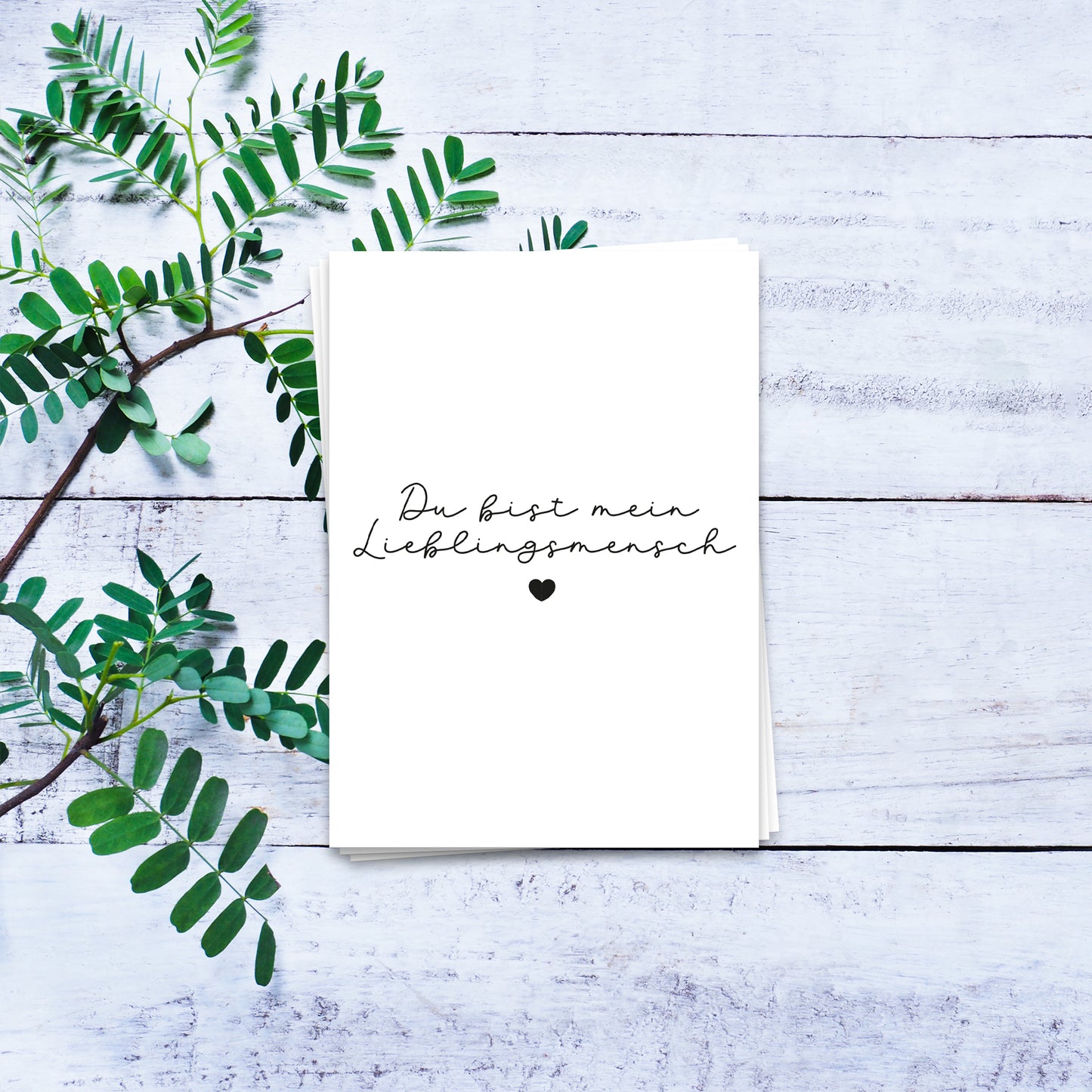 Du bist mein Lieblingsmensch - Postkarte