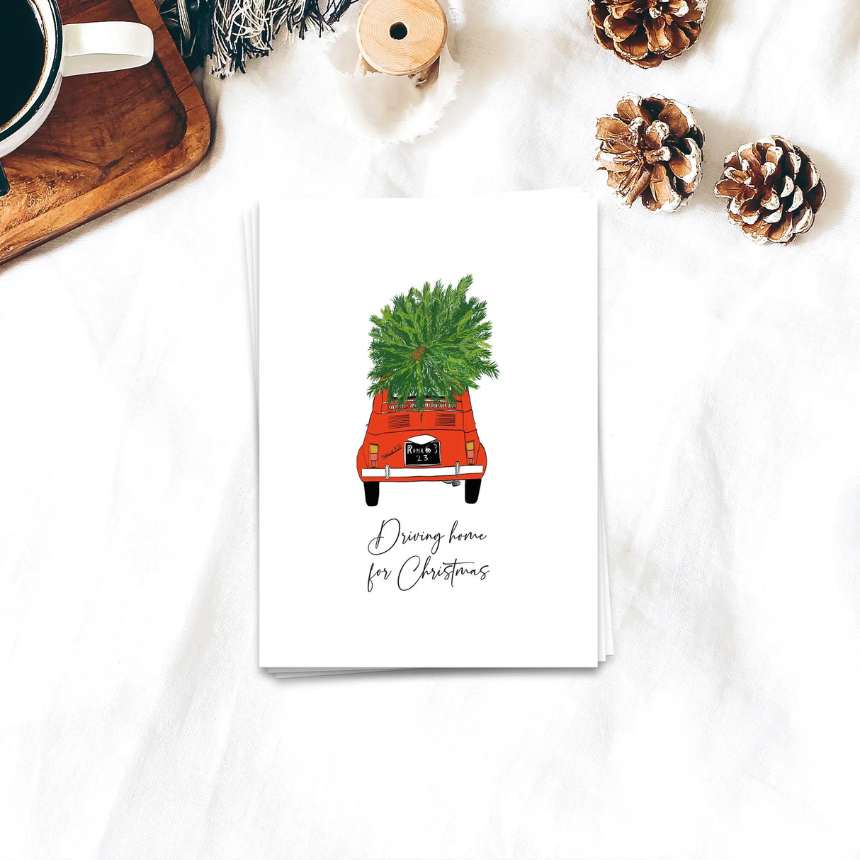 Driving home for christmas - Weihnachtskarte