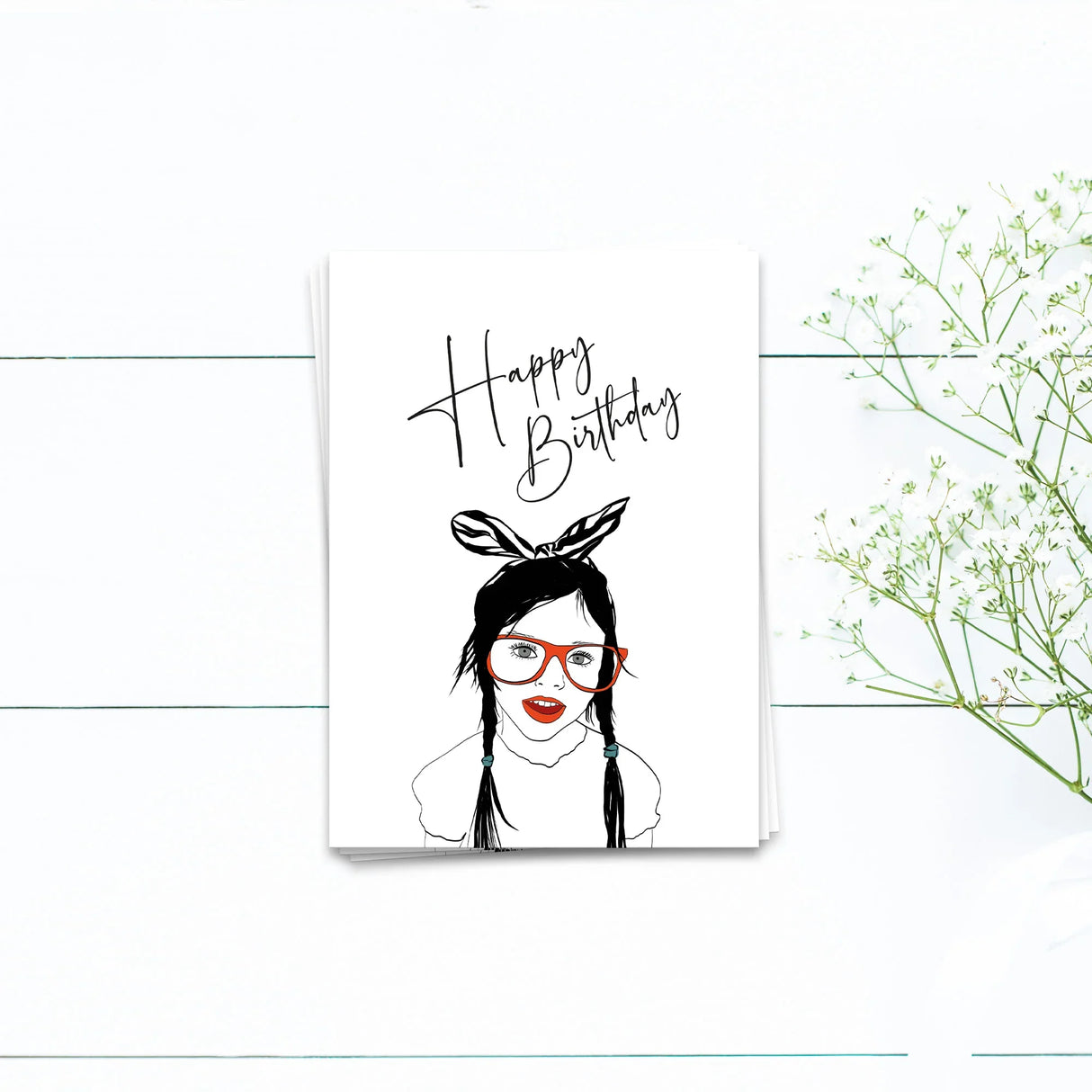 Geburtstagskarte Happy Birthday - Postkarte