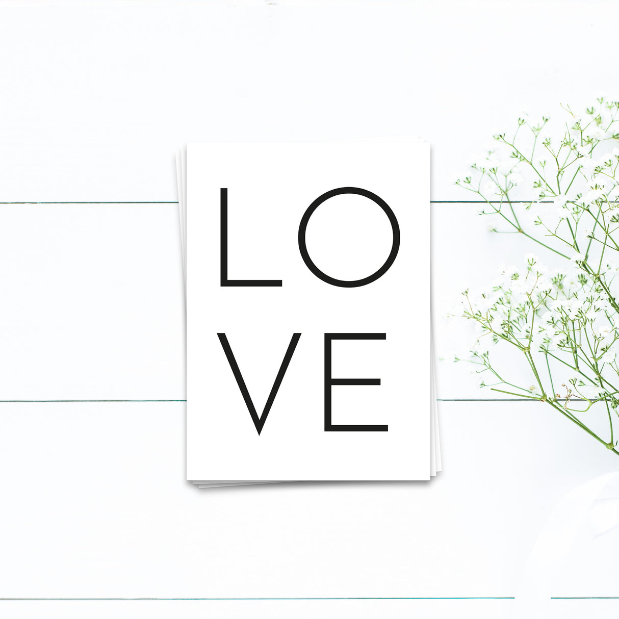 Love - Postkarte