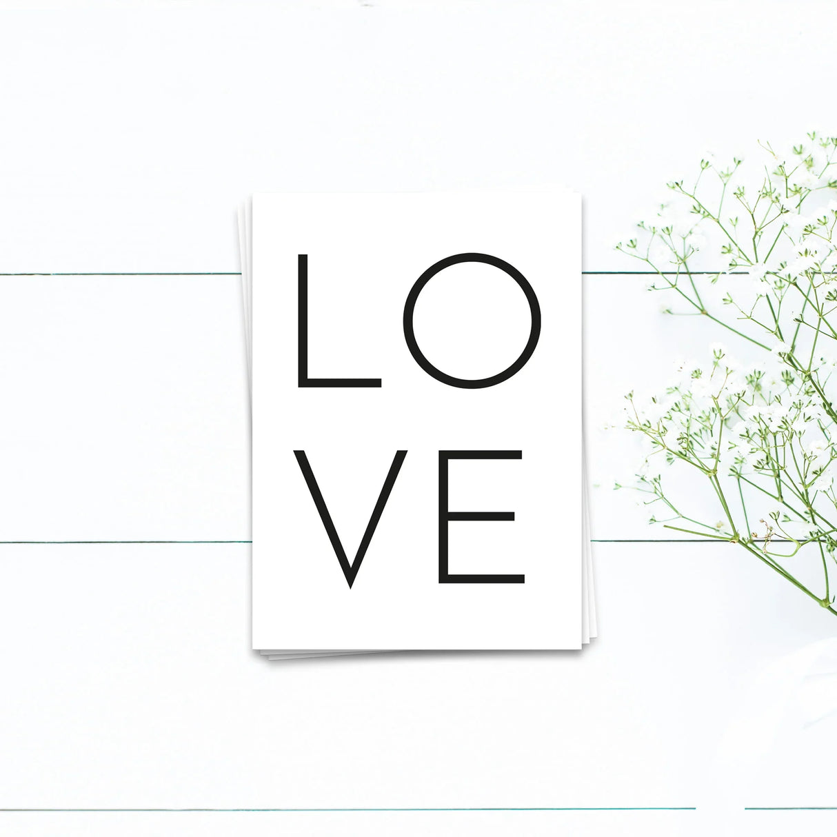 Love - Postkarte