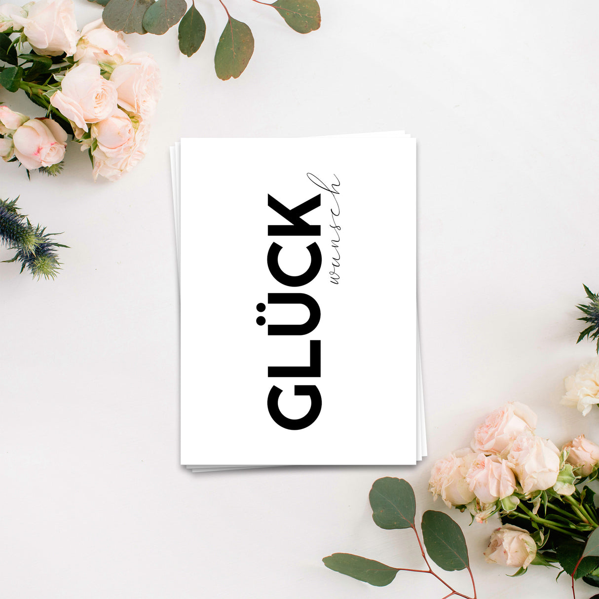 Glückwunsch - Geburtstagskarte Glückwunschkarte