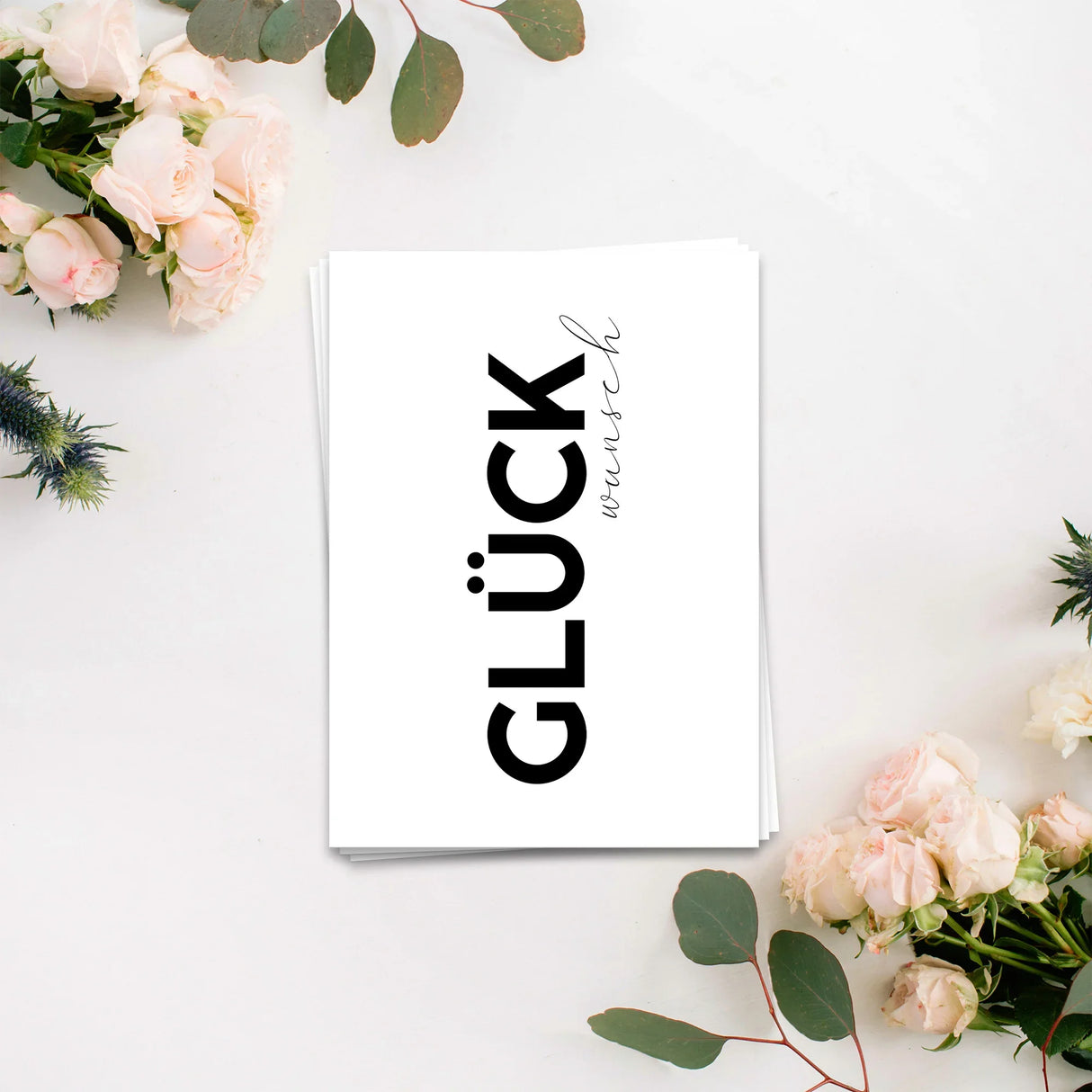 Glückwunsch - Geburtstagskarte Glückwunschkarte