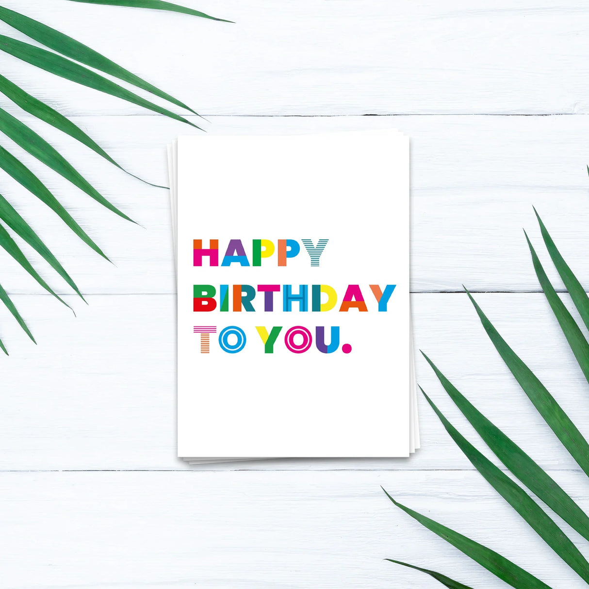 Happy Birthday to you - Postkarte