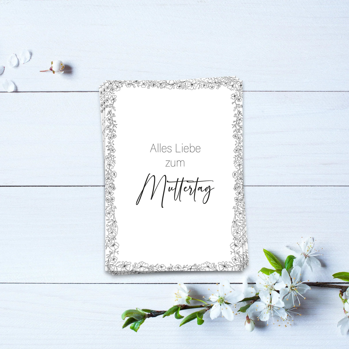 Alles Liebe zum Muttertag - Postkarte
