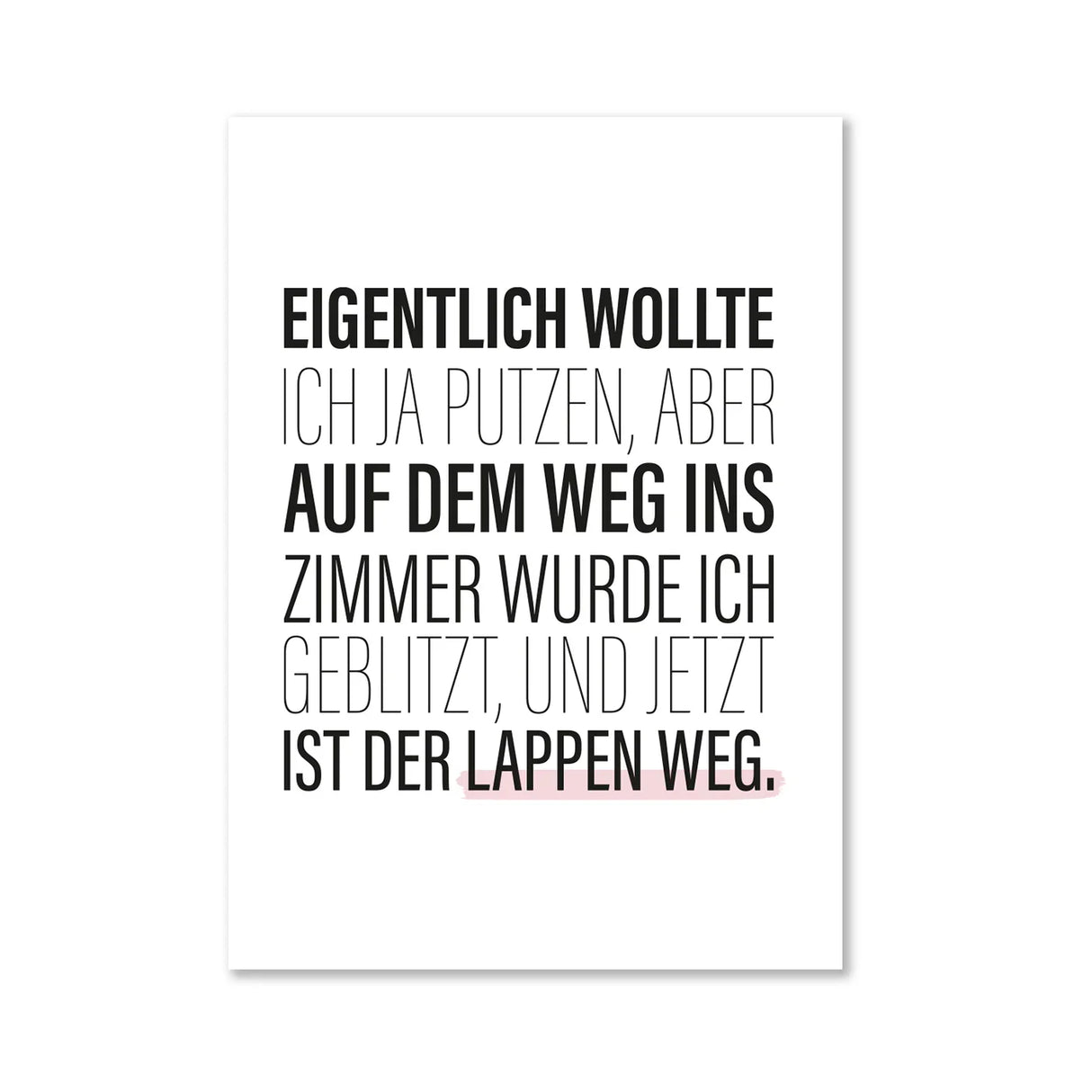 Eigentlich wollte ich ja putzen - Magnet