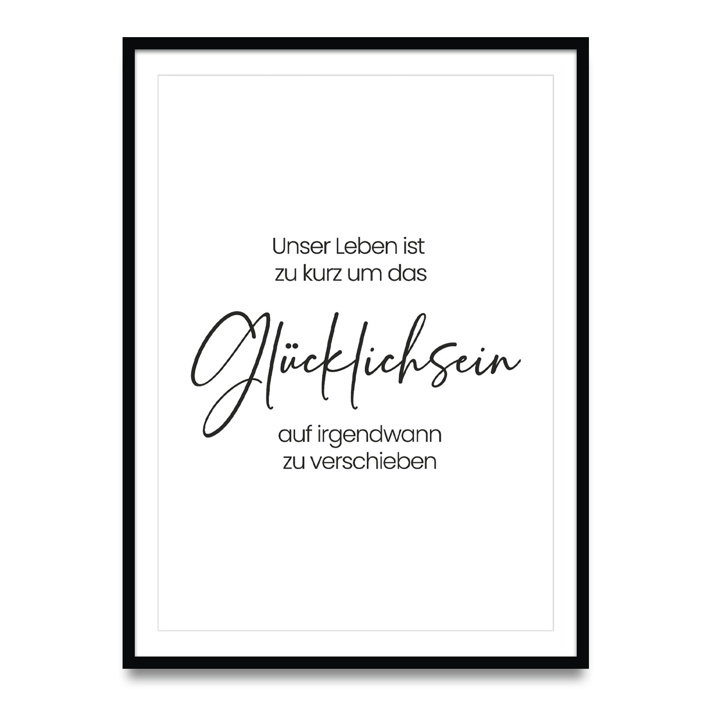 Unser Leben ist zu kurz - Poster