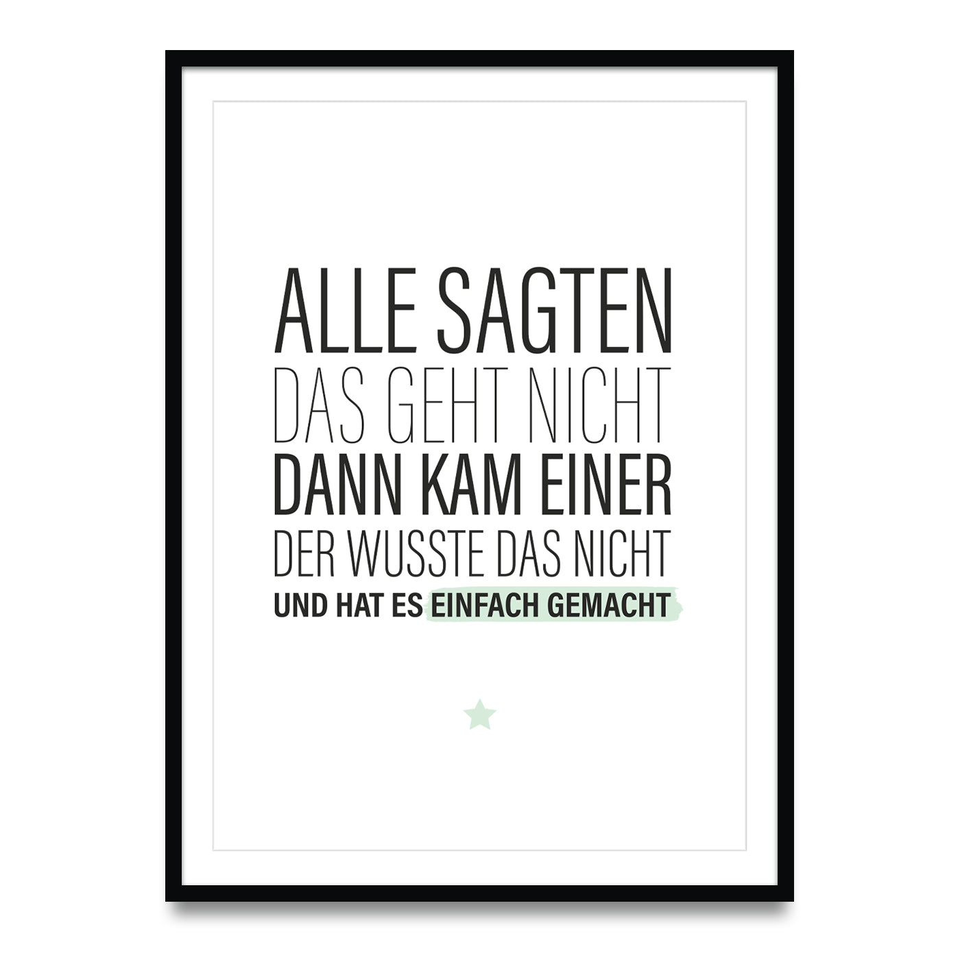 Alle sagten das geht nicht - Poster