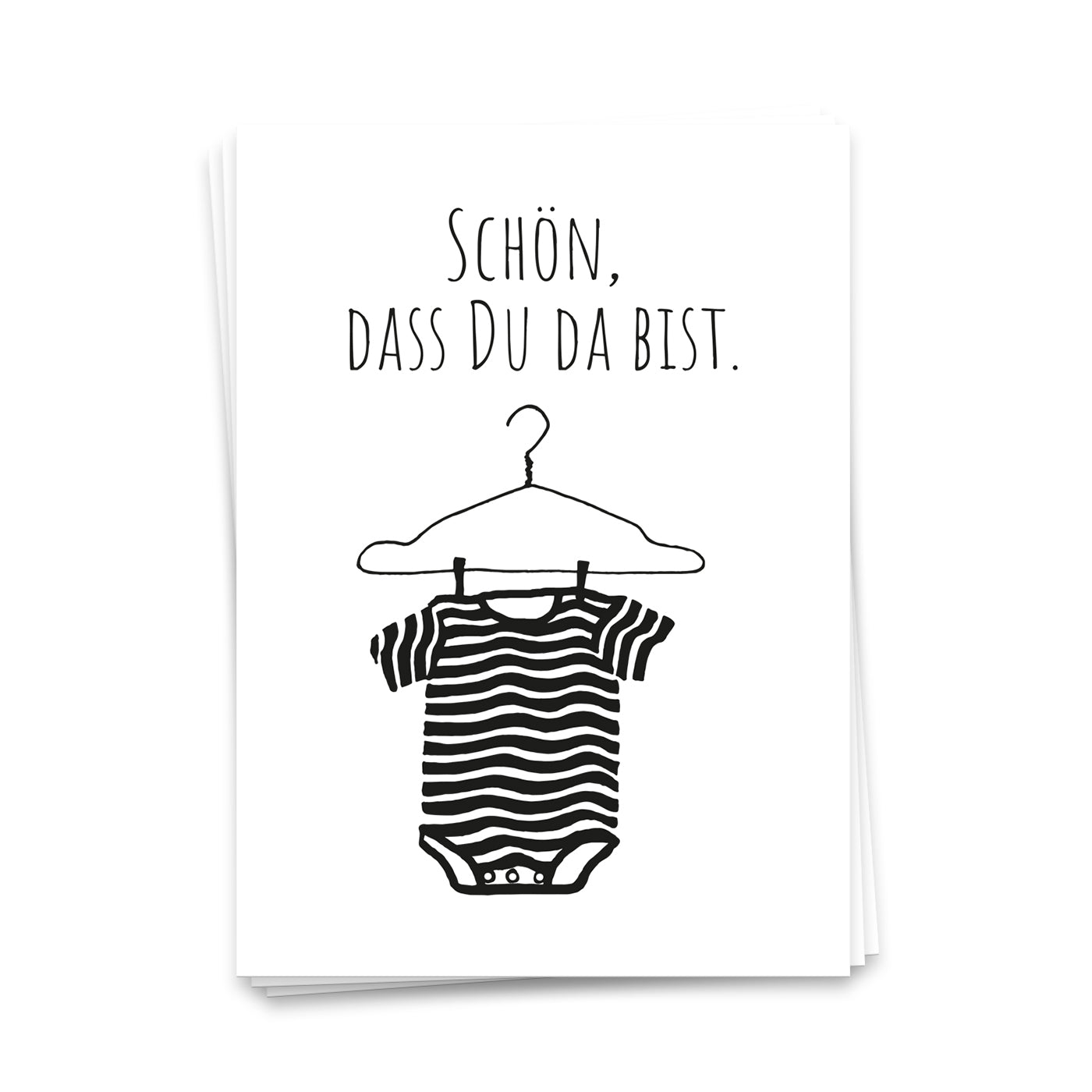 Schön, dass du da bist - Postkarte