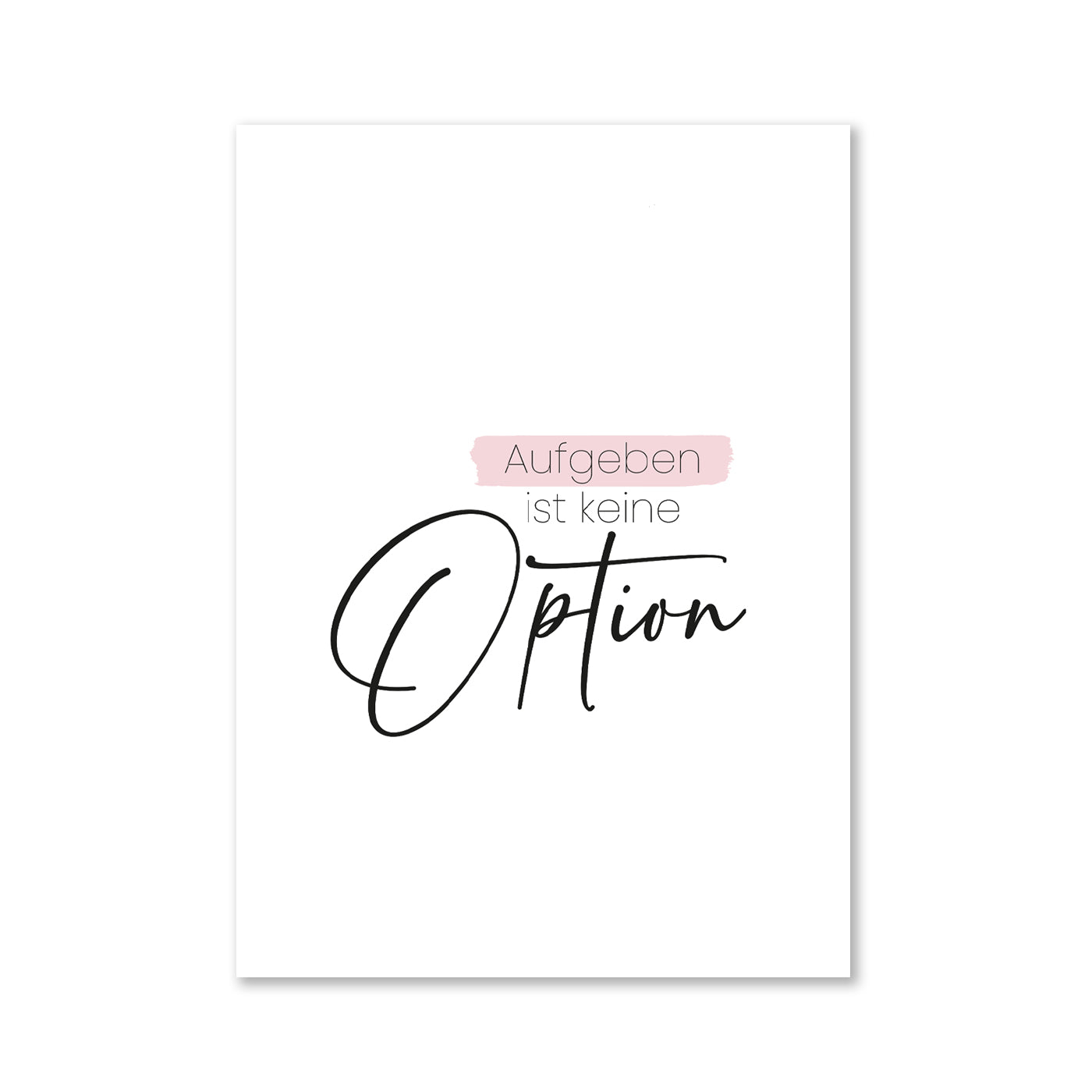 Aufgeben ist keine Option - Magnet