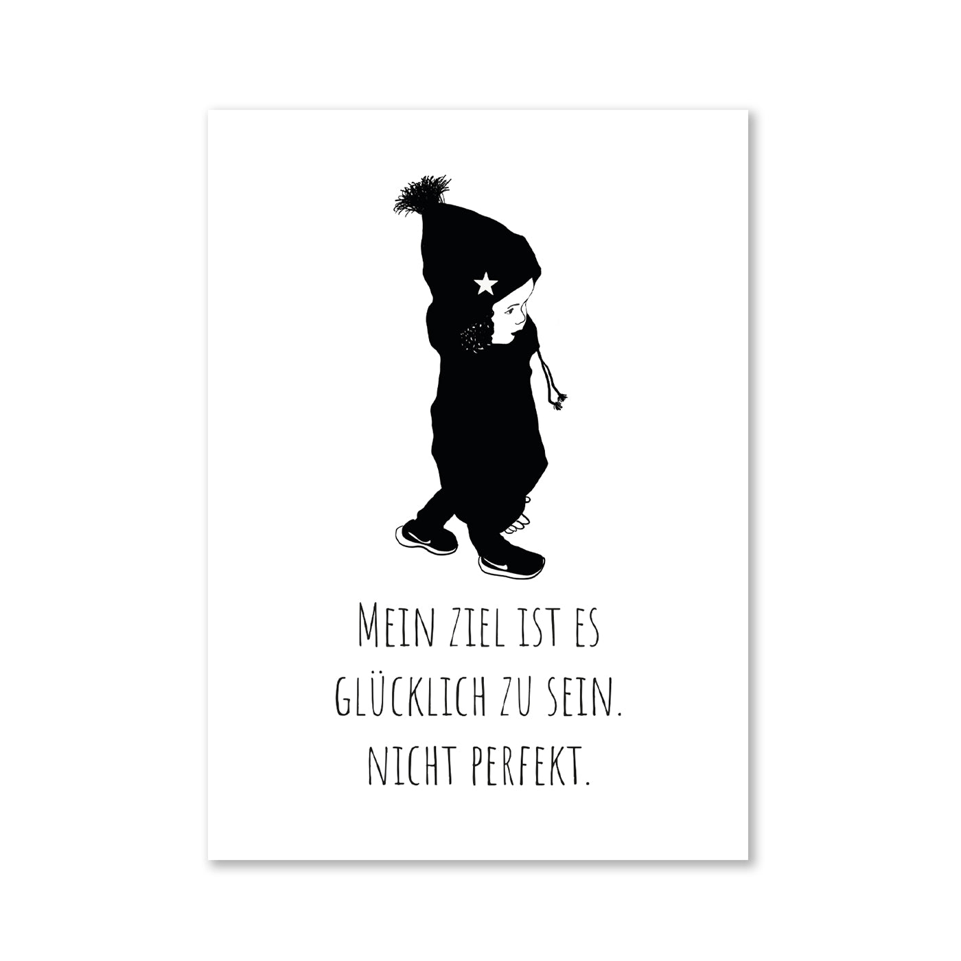 Mein Ziel ist es glücklich zu sein - Magnet