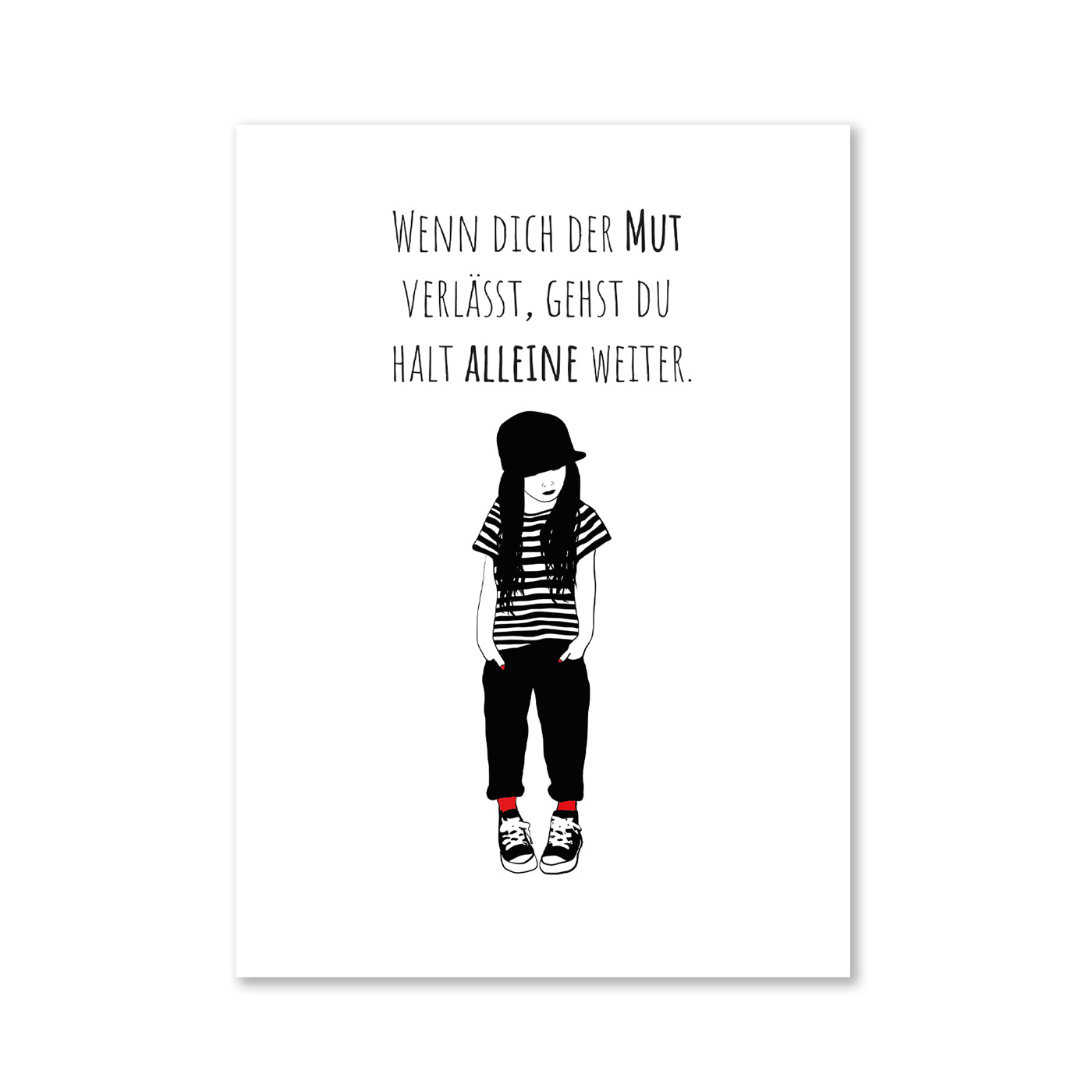 Wenn dich der Mut verlässt - Magnet