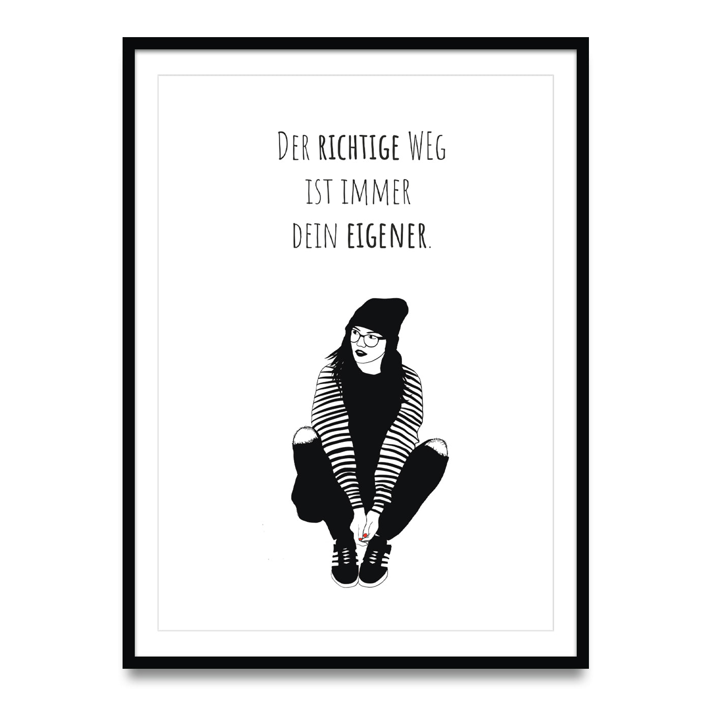 Der richtige Weg - Poster