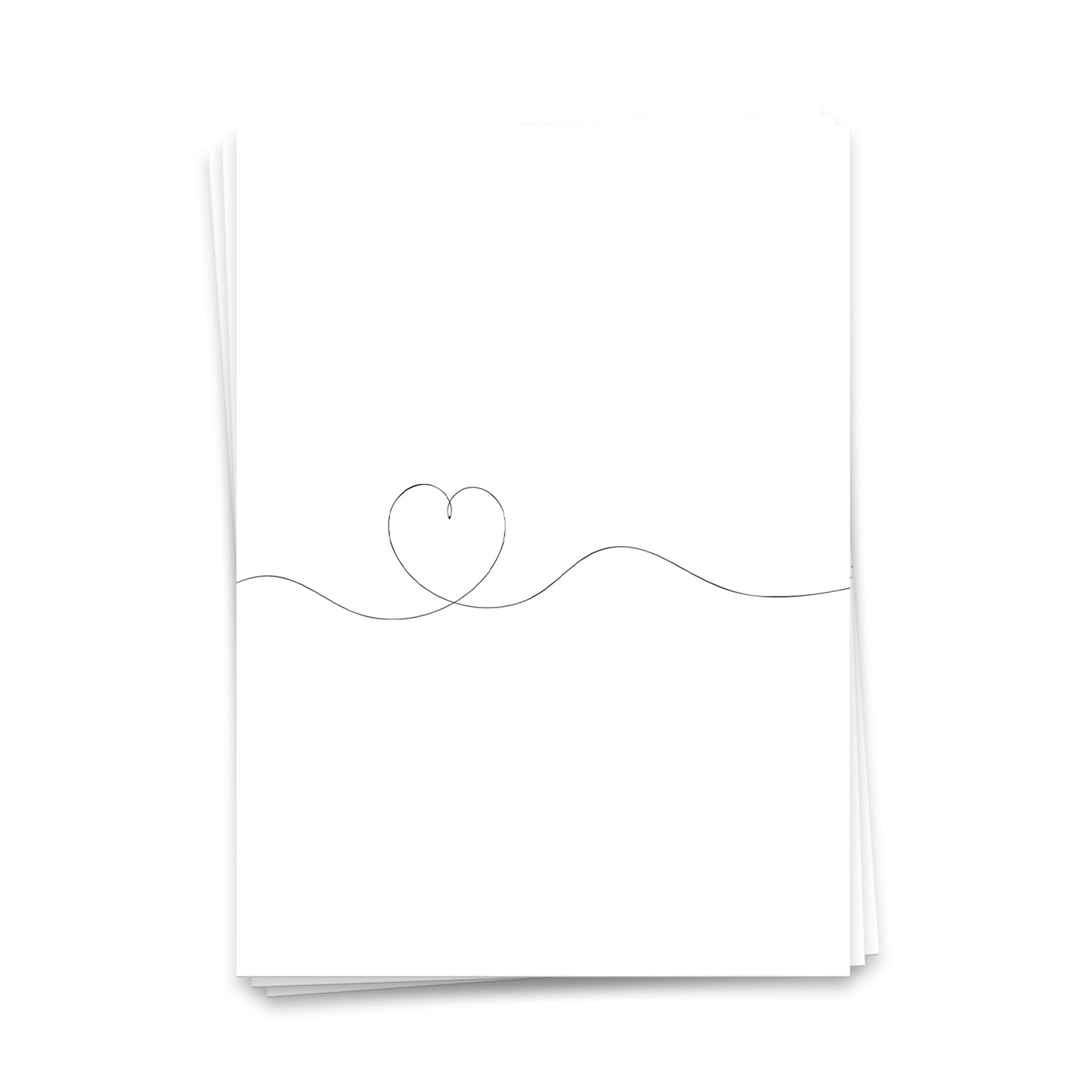 Herz - Postkarte