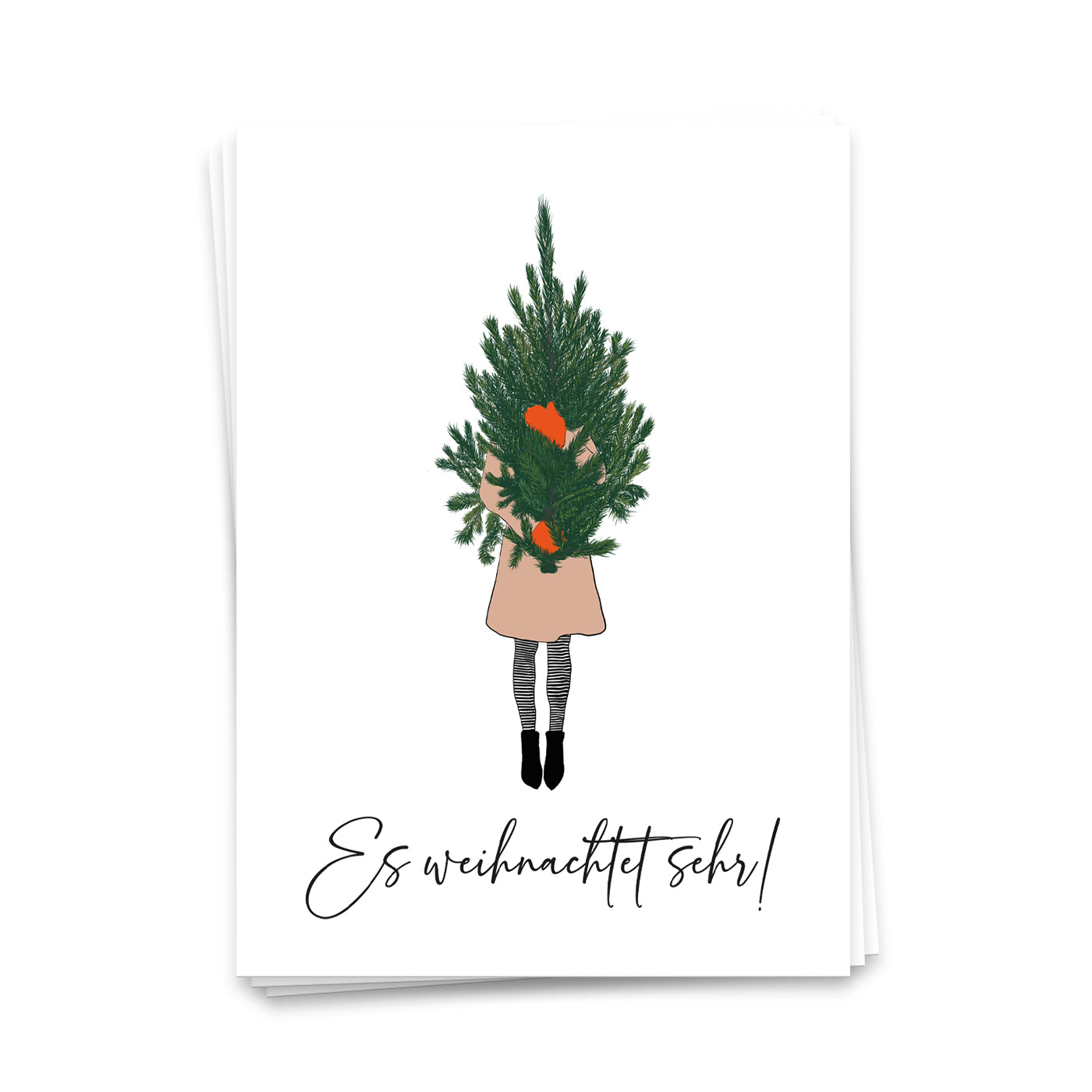 Es weihnachtet sehr - Postkarte