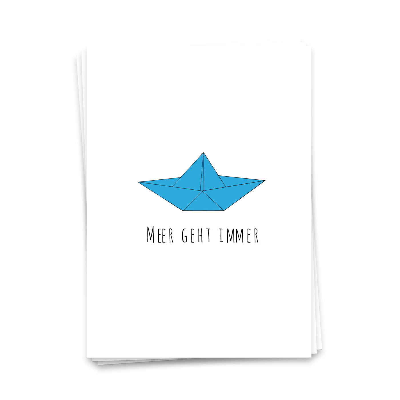 Meer geht immer - Postkarte