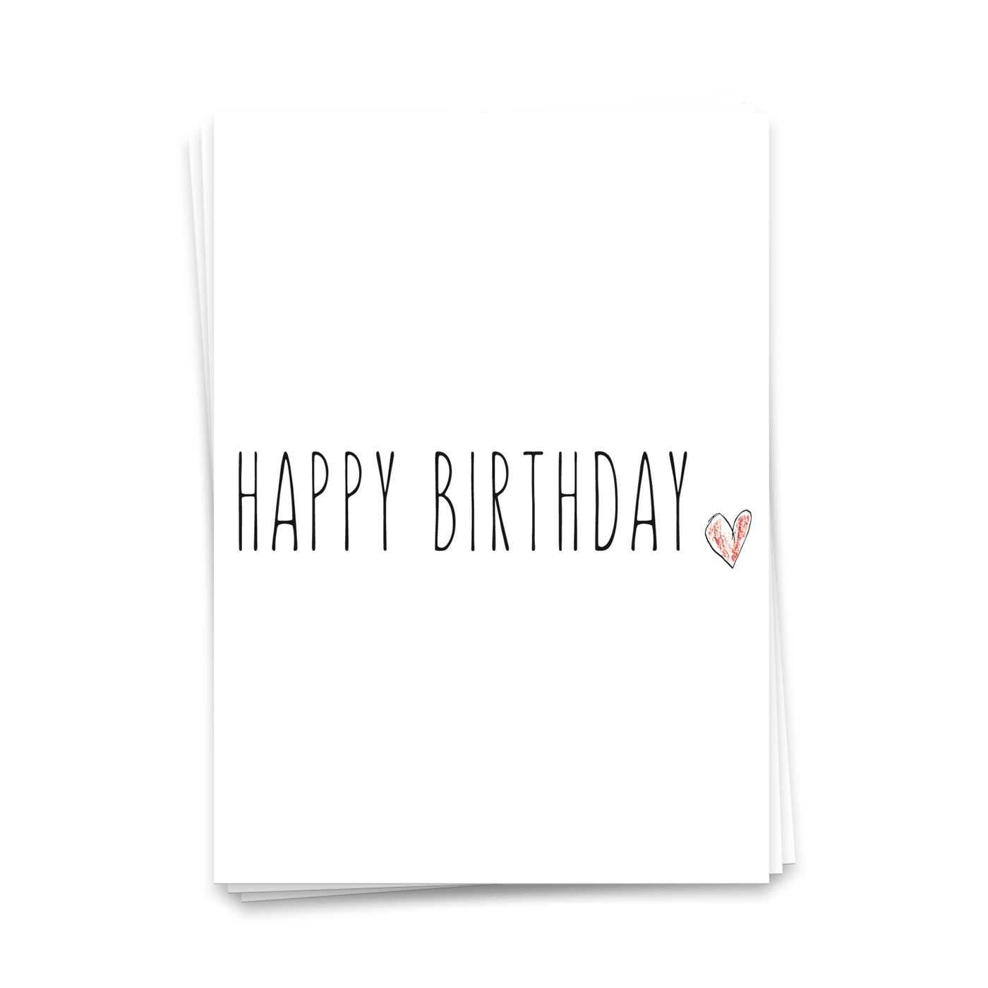 Happy Birthday - Postkarte