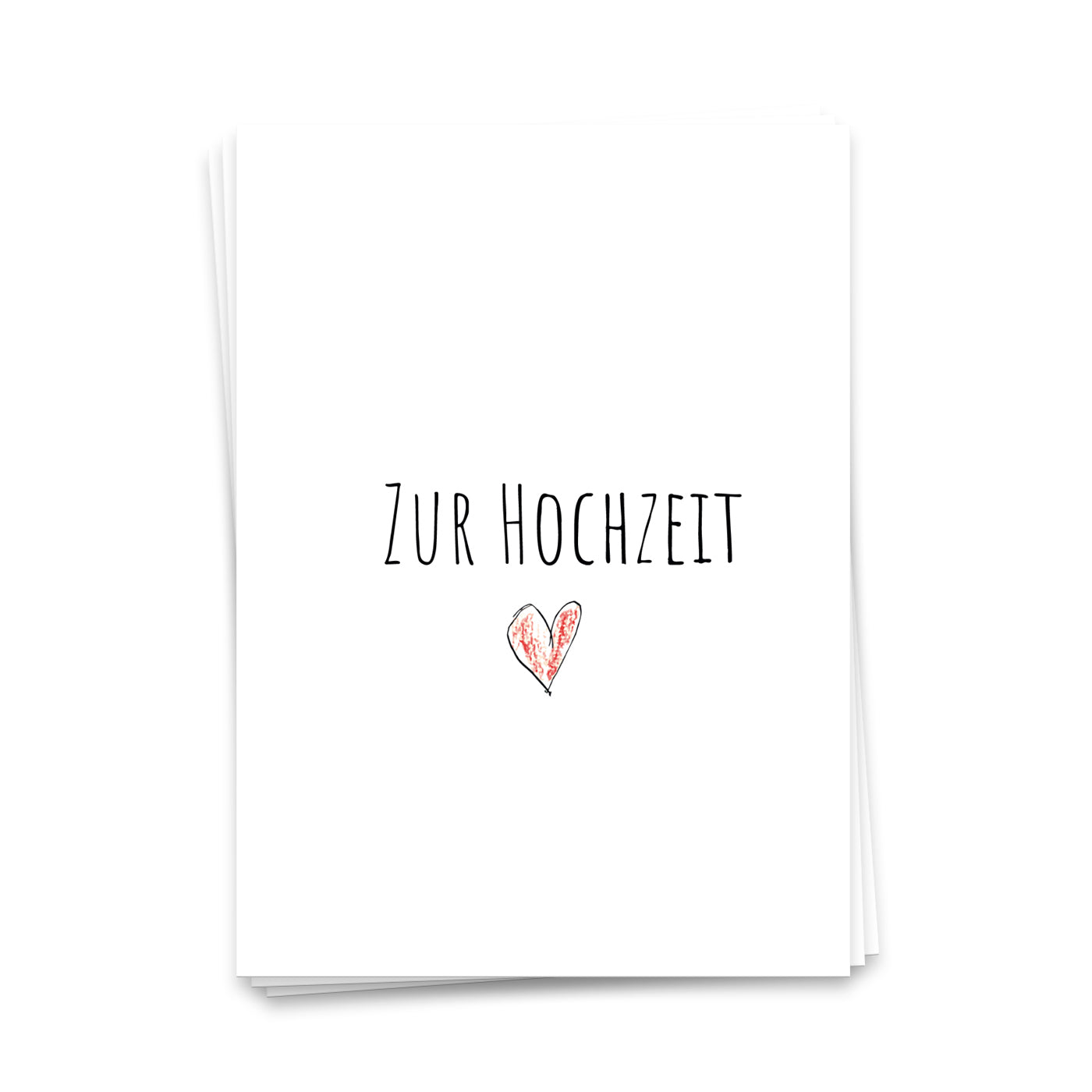 Zur Hochzeit - Postkarte
