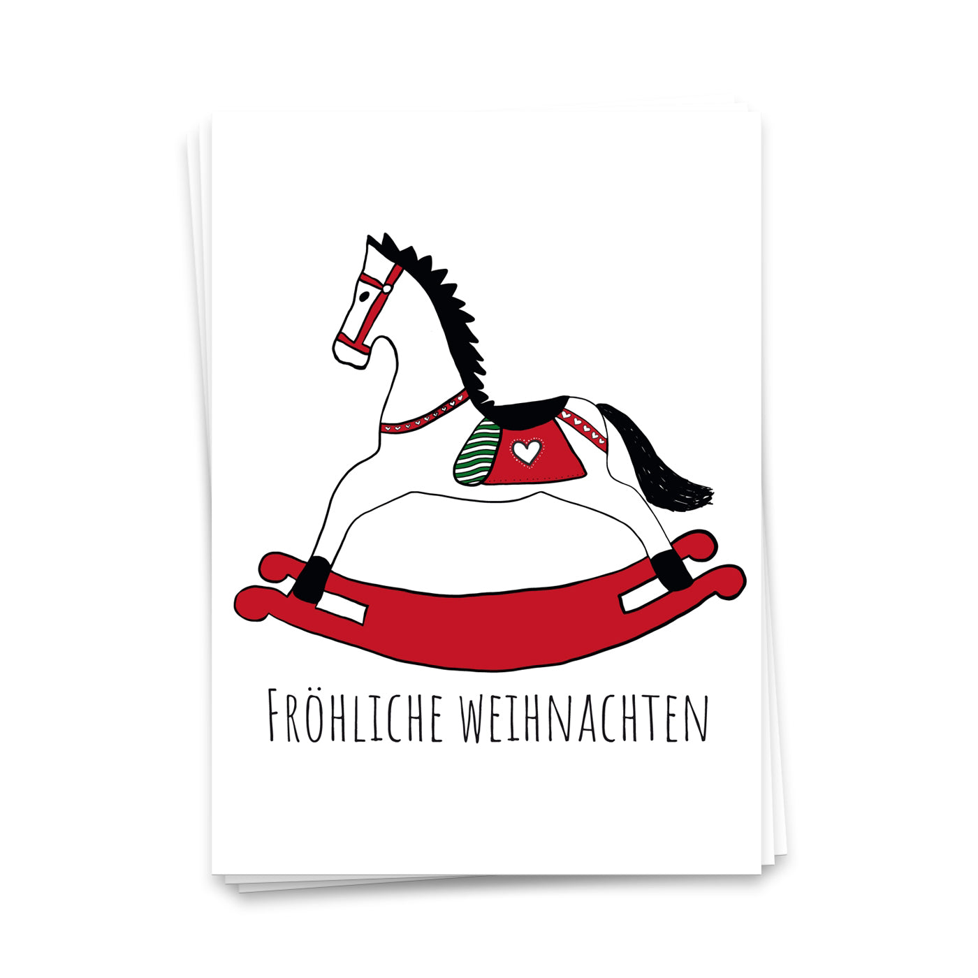 Fröhliche Weihnachten - Postkarte