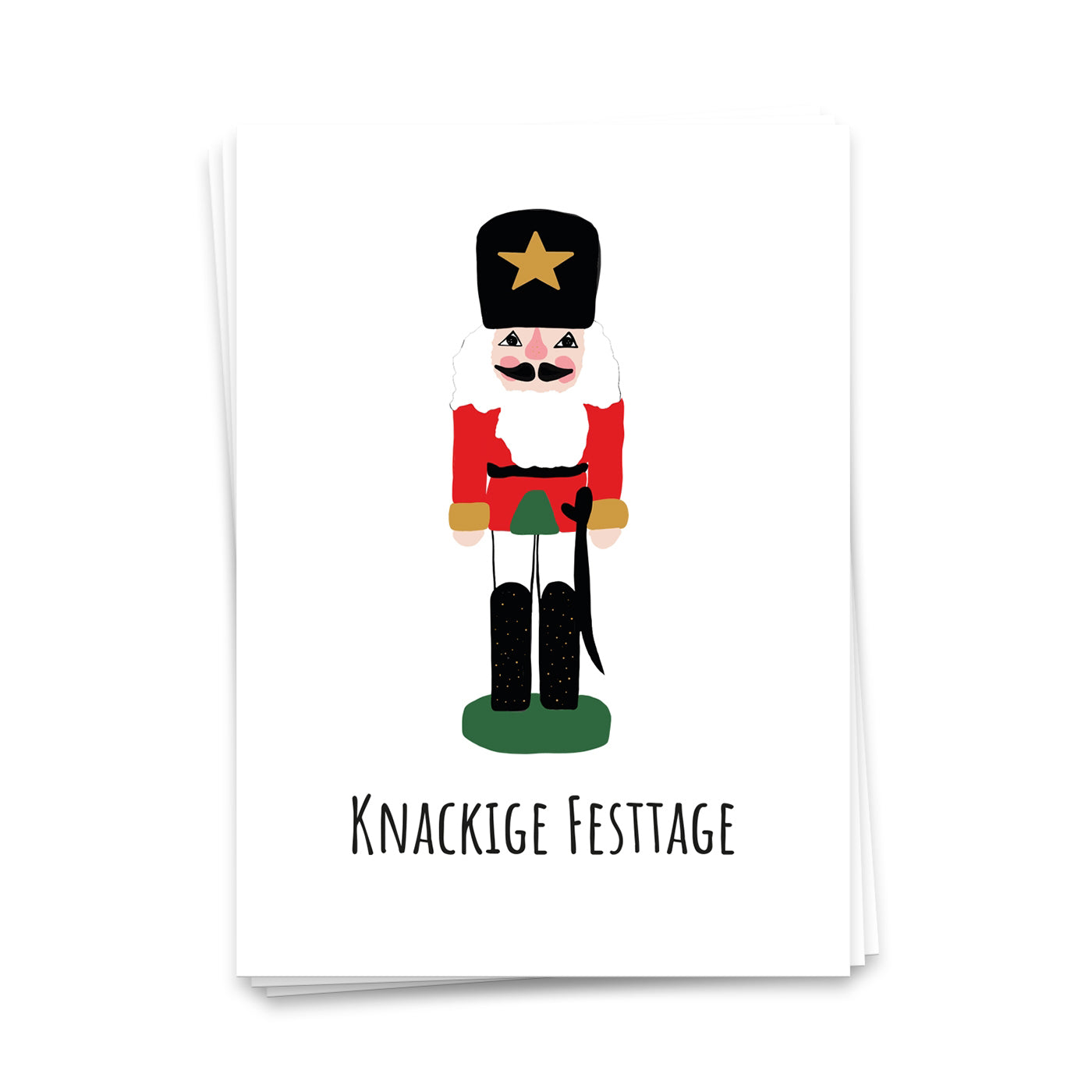 Knackige Festtage - Postkarte