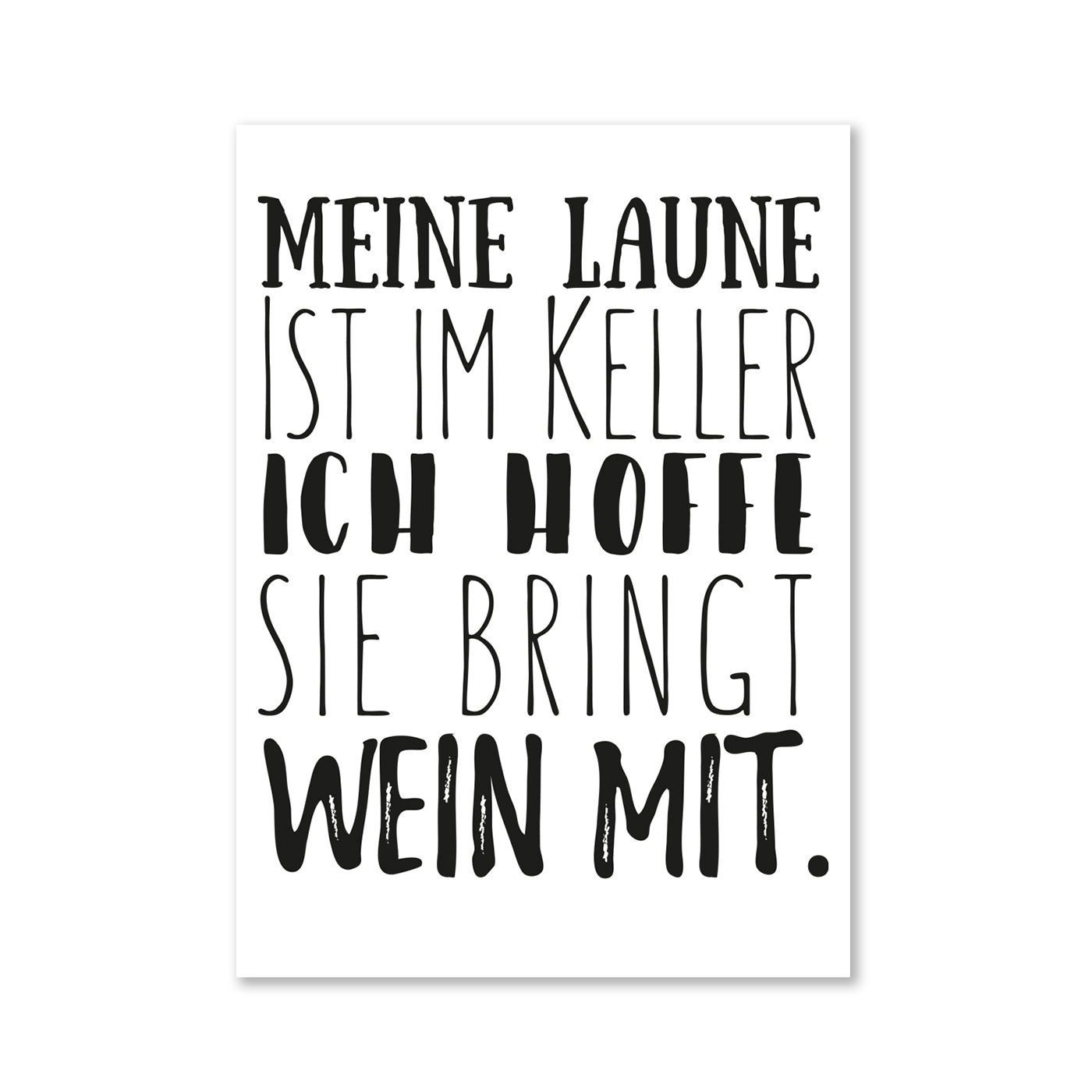 Meine Laune ist im Keller - Magnet