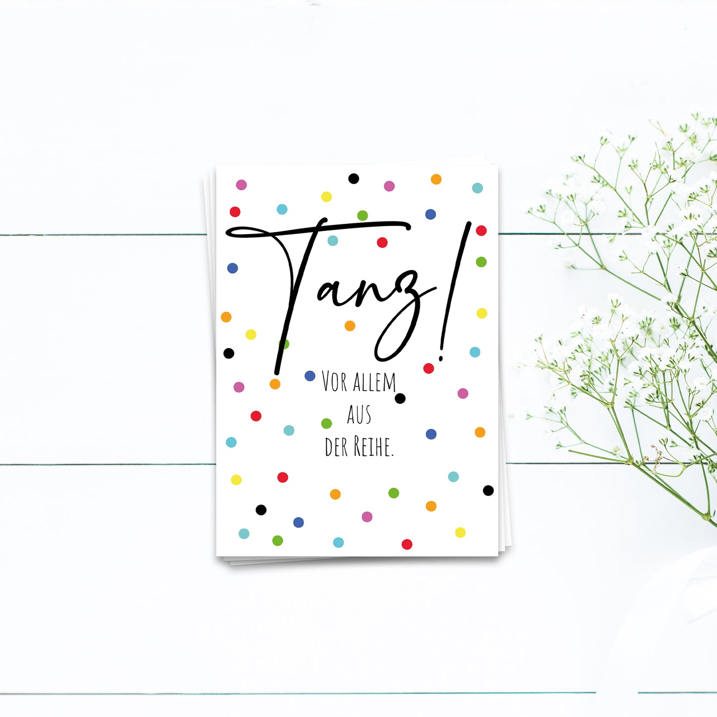 Tanz! Vor allem aus der Reihe - Postkarte