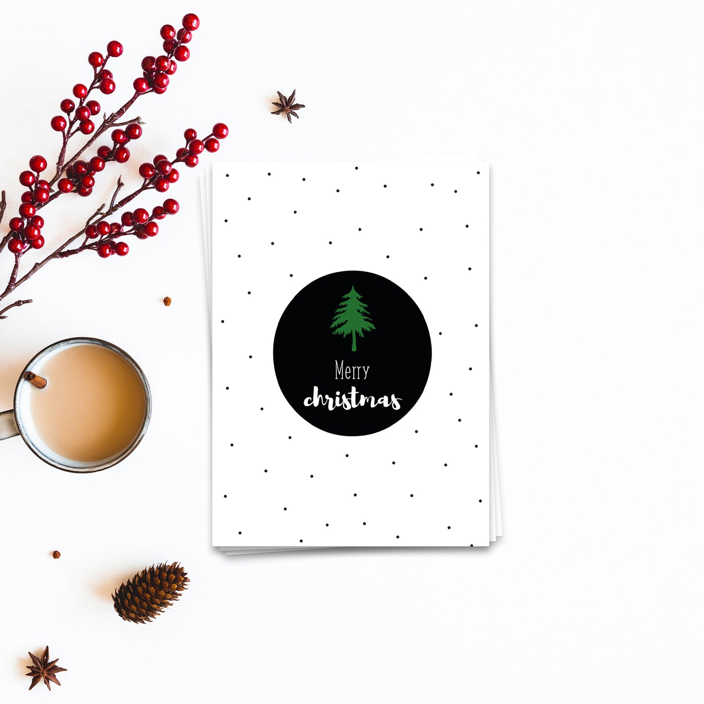 Merry Christmas - Postkarte