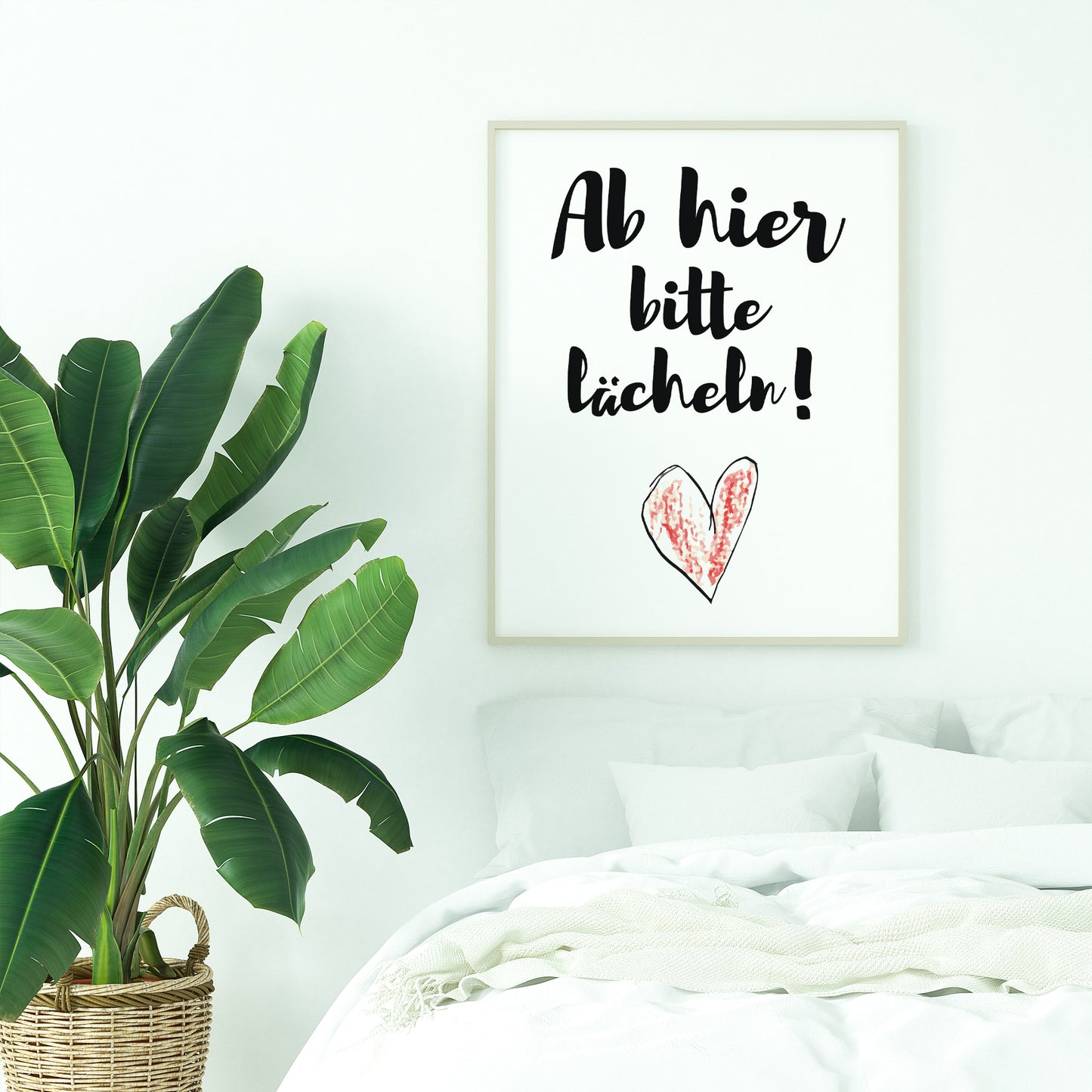 Ab hier bitte lächeln - Poster