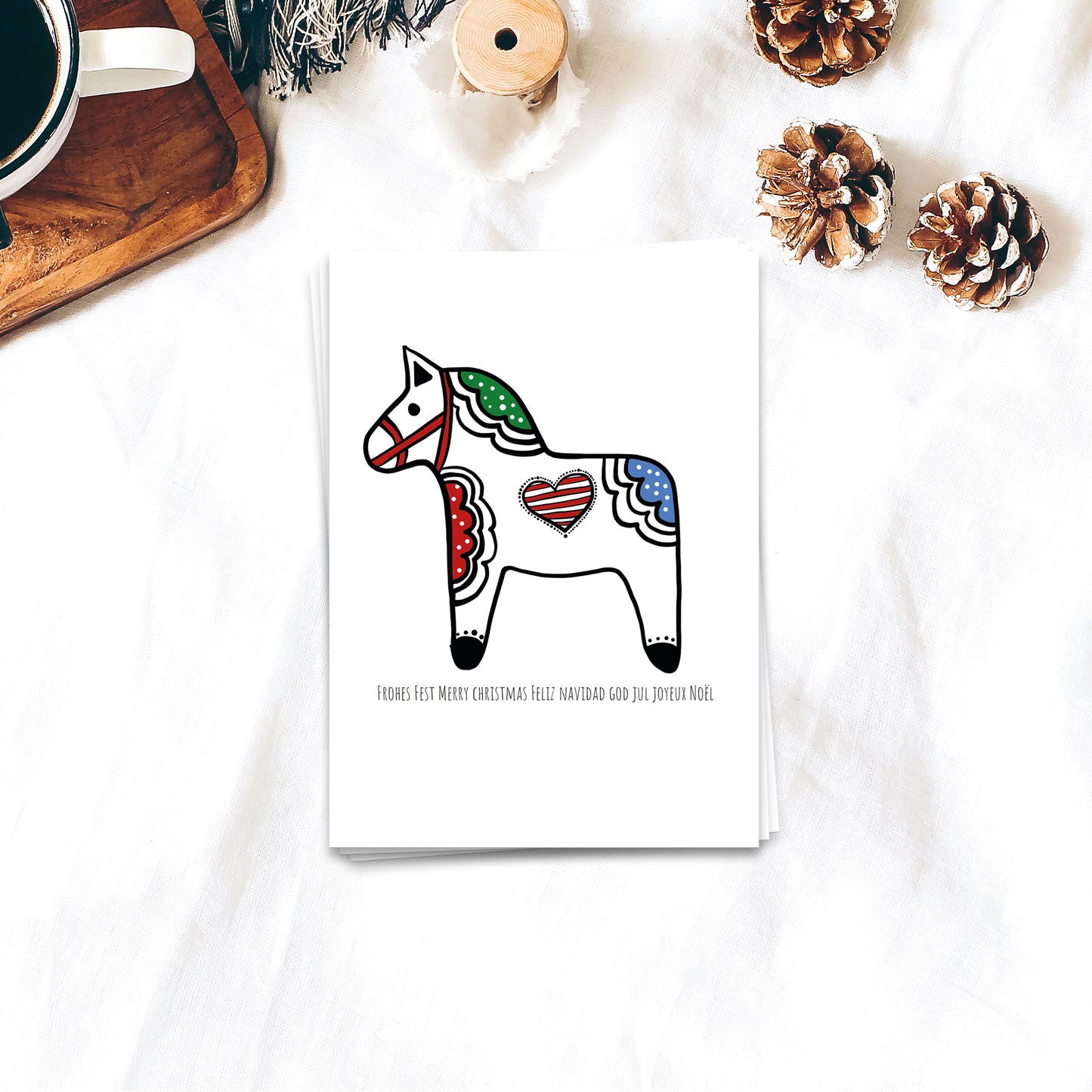 God Jul - Postkarte