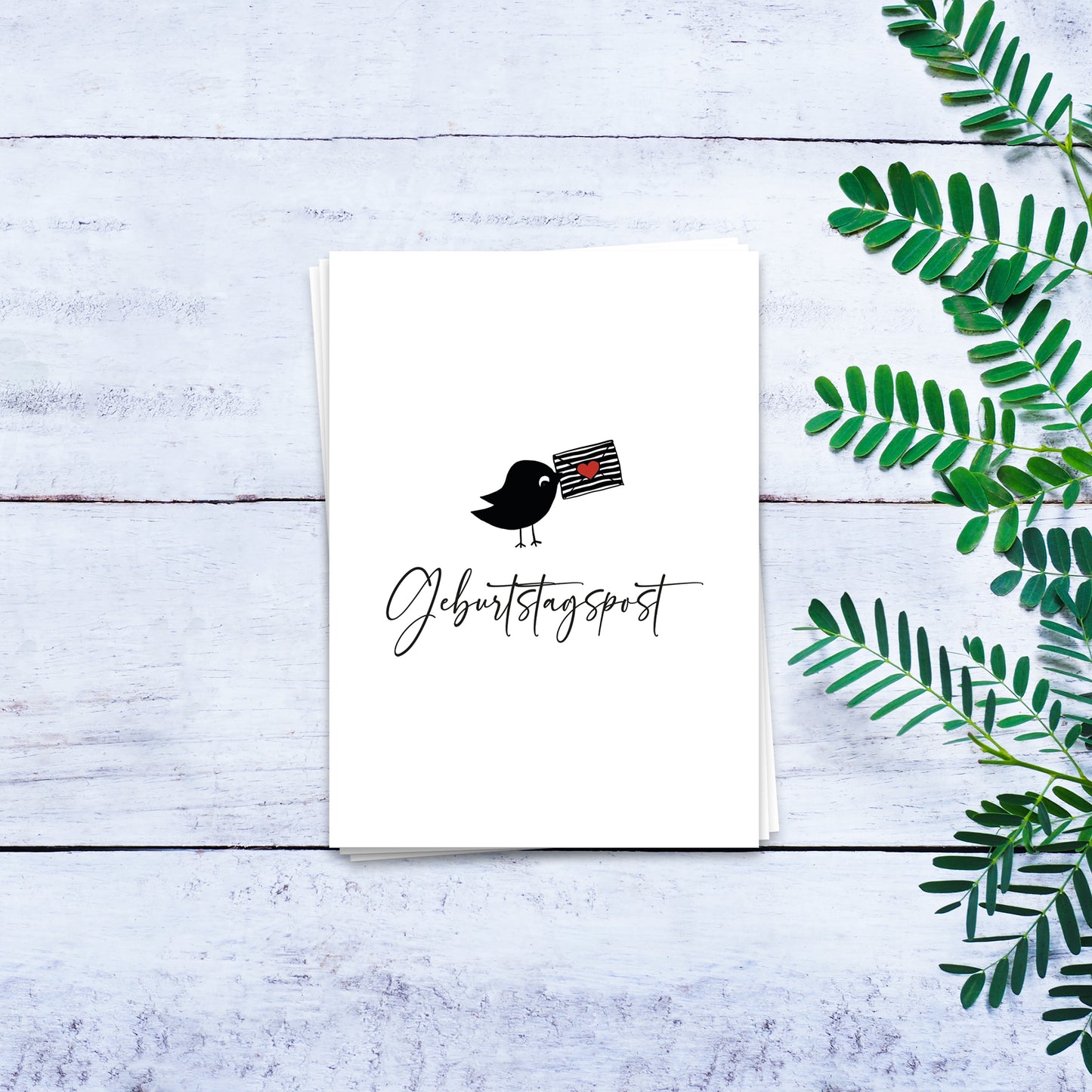 Geburtstagspost - Postkarte