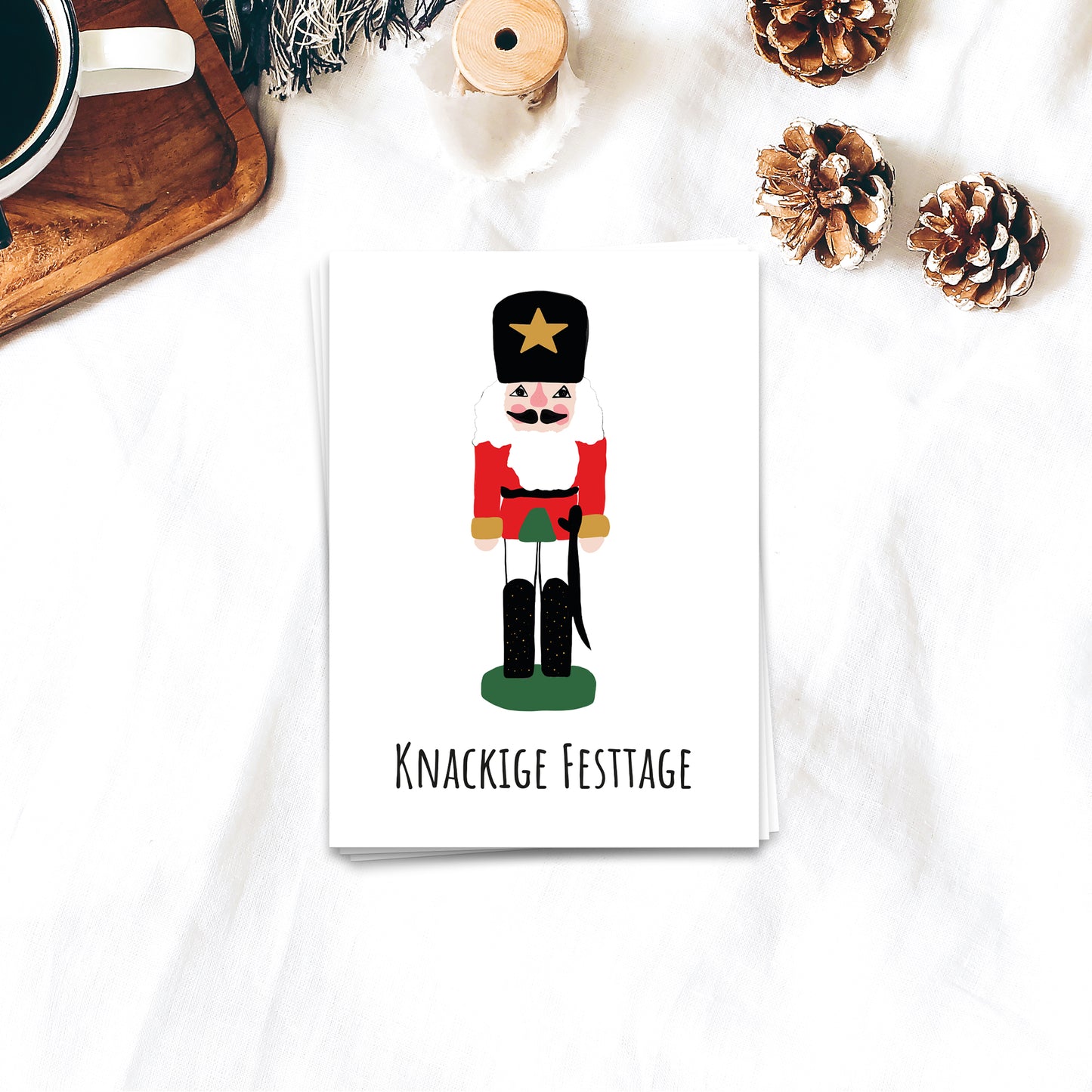 Knackige Festtage - Postkarte
