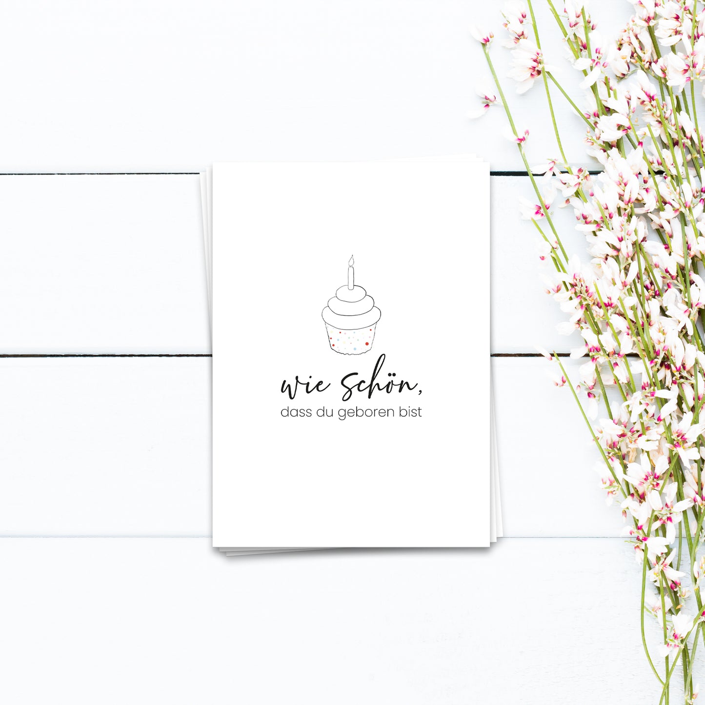 Wie schön, dass du geboren bist - Postkarte