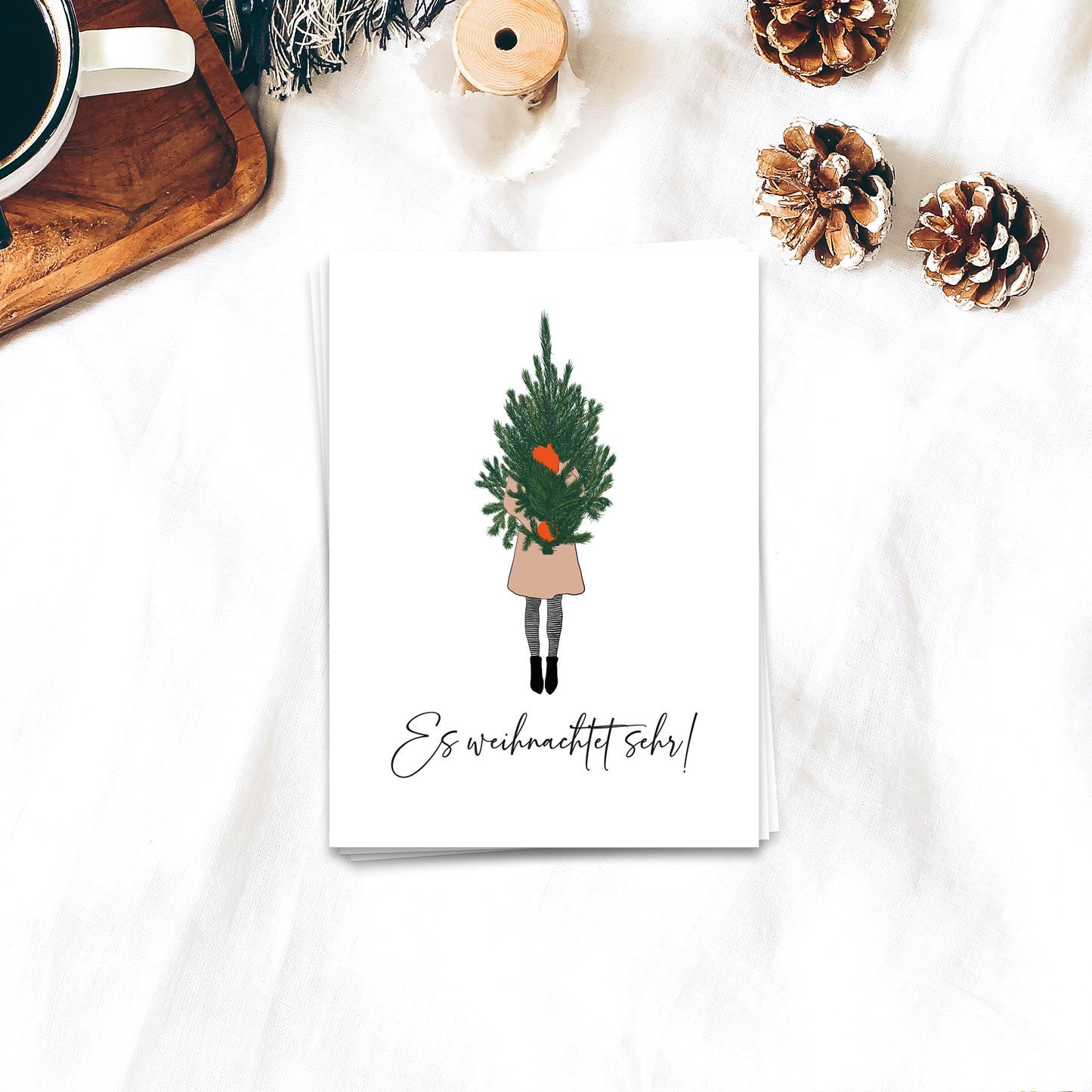Es weihnachtet sehr - Postkarte