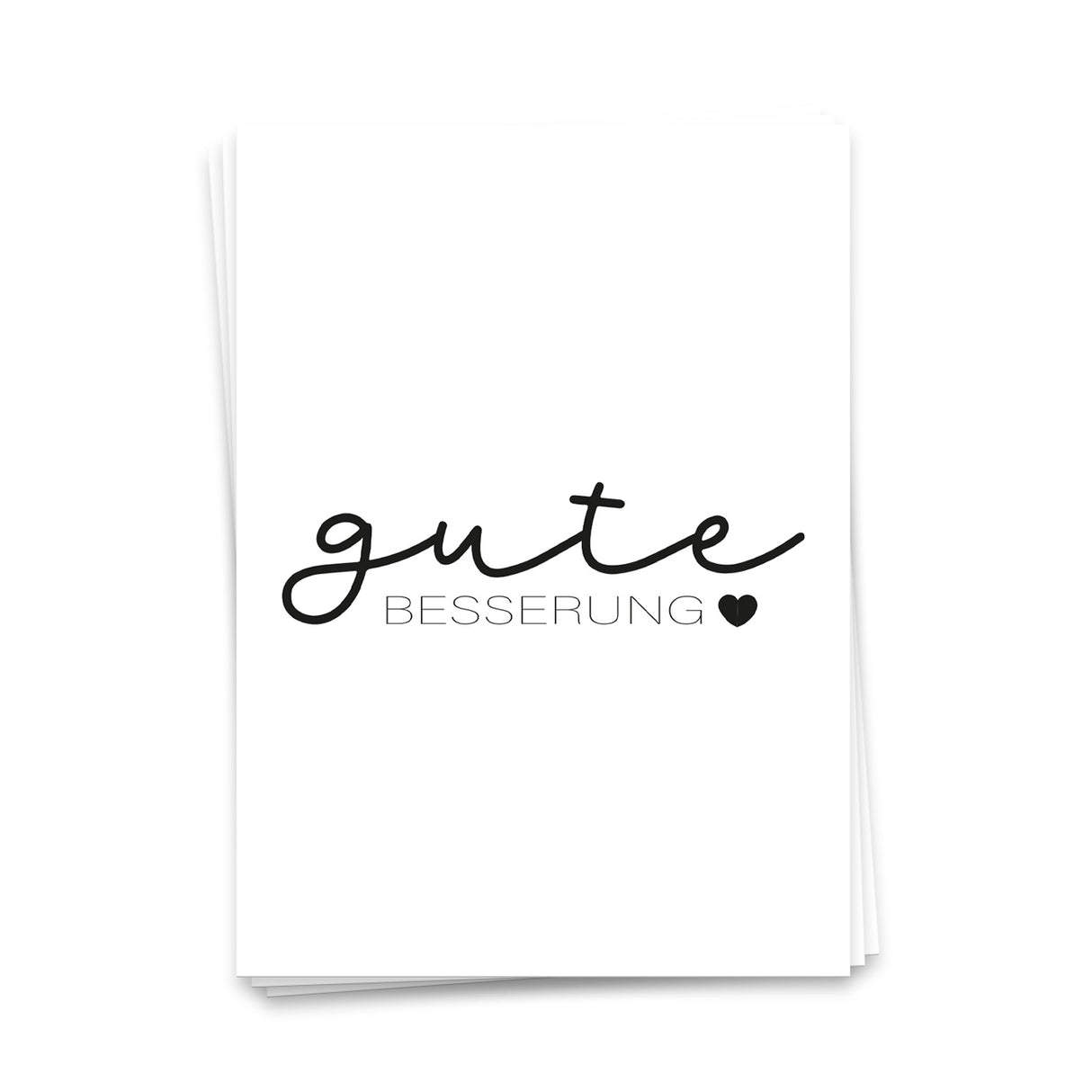 Gute Besserung - Postkarte