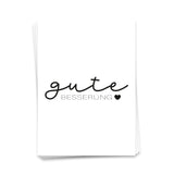 Gute Besserung - Postkarte