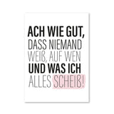 Ach wie gut das niemand weiß - Magnet