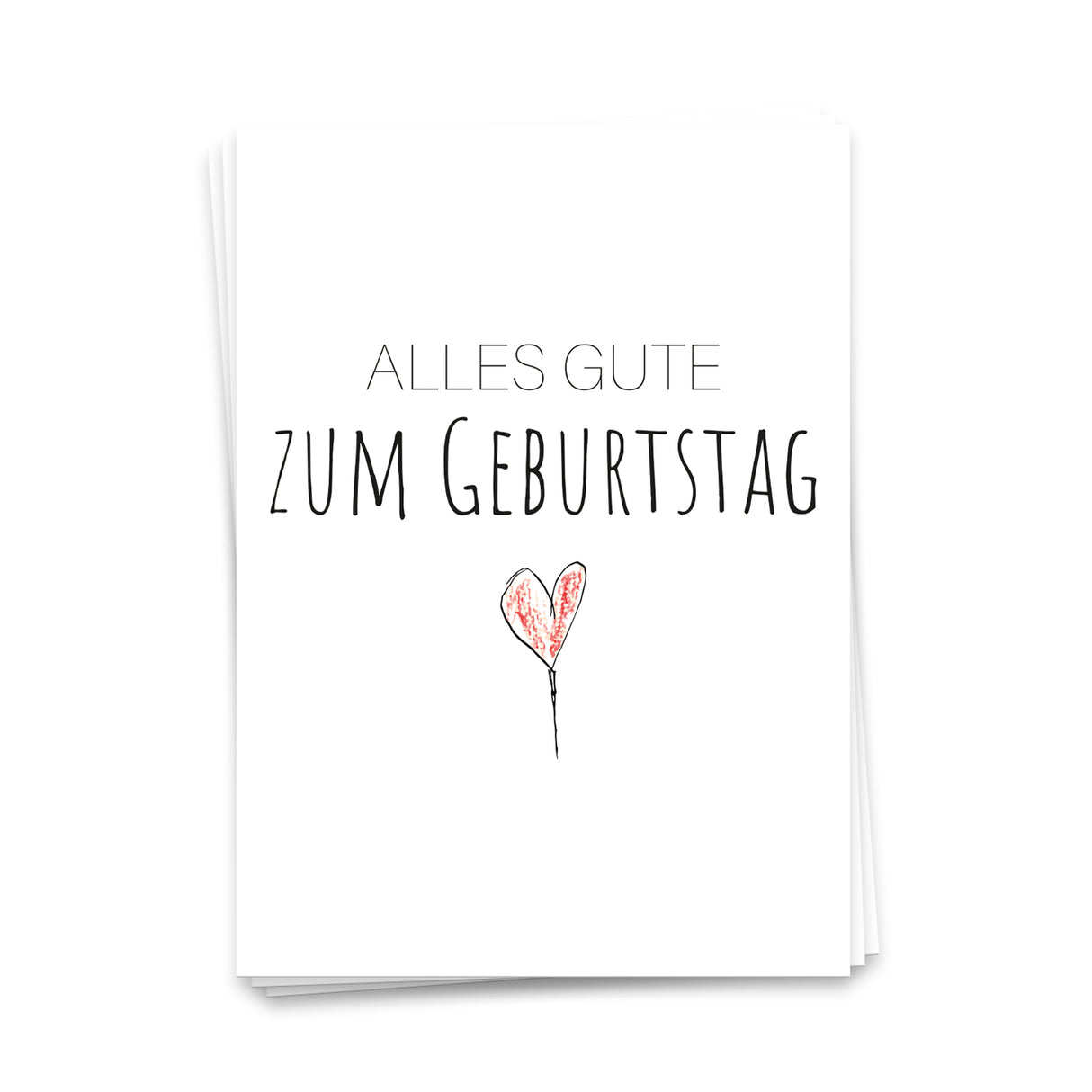 Alles Gute zum Geburtstag - Postkarte