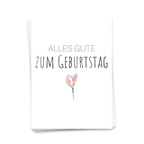 Alles Gute zum Geburtstag - Postkarte