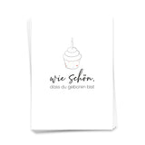 Wie schön, dass du geboren bist - Postkarte