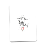 Ab hier bitte Lächeln 1 -  Postkarte
