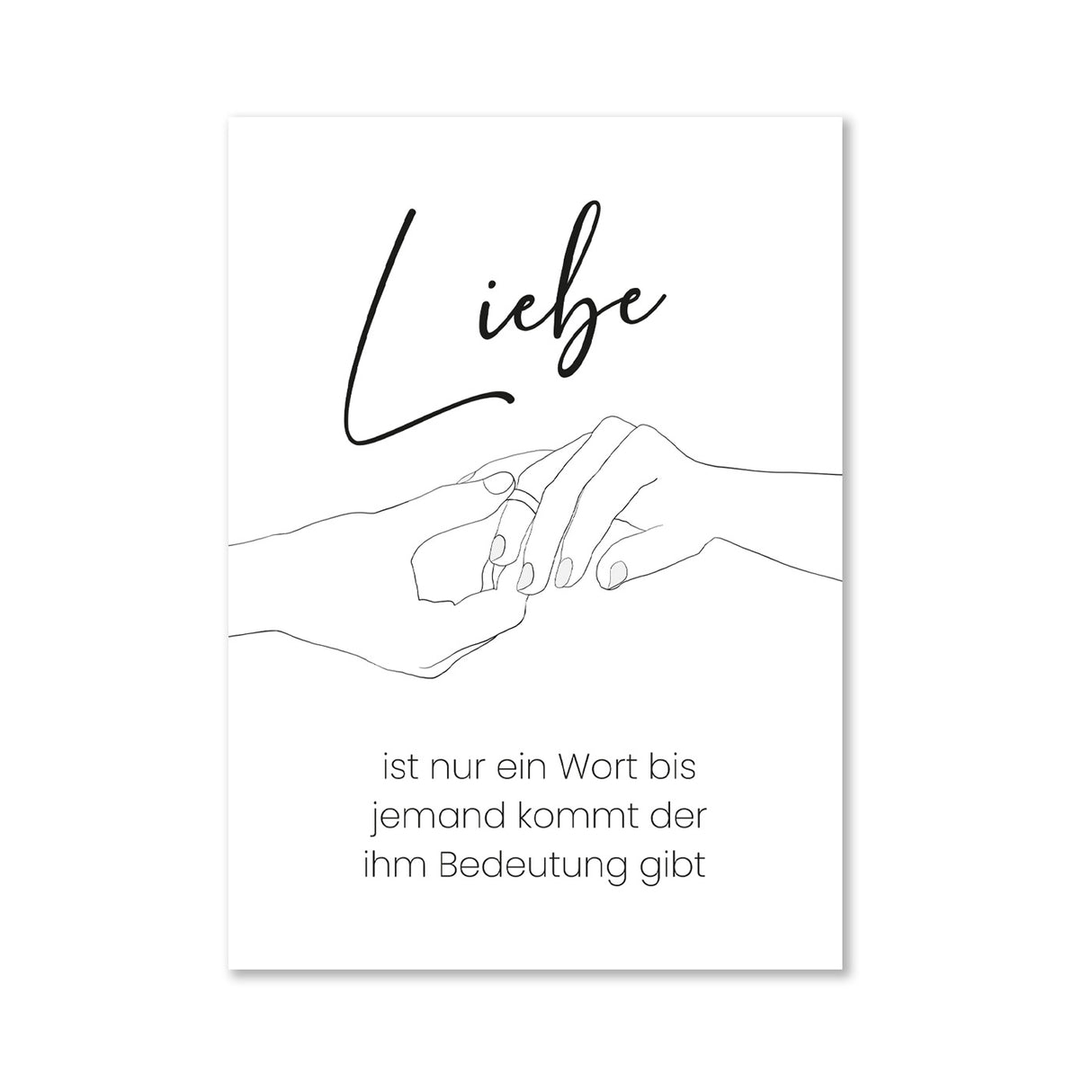 Liebe ist nur ein Wort - Magnet