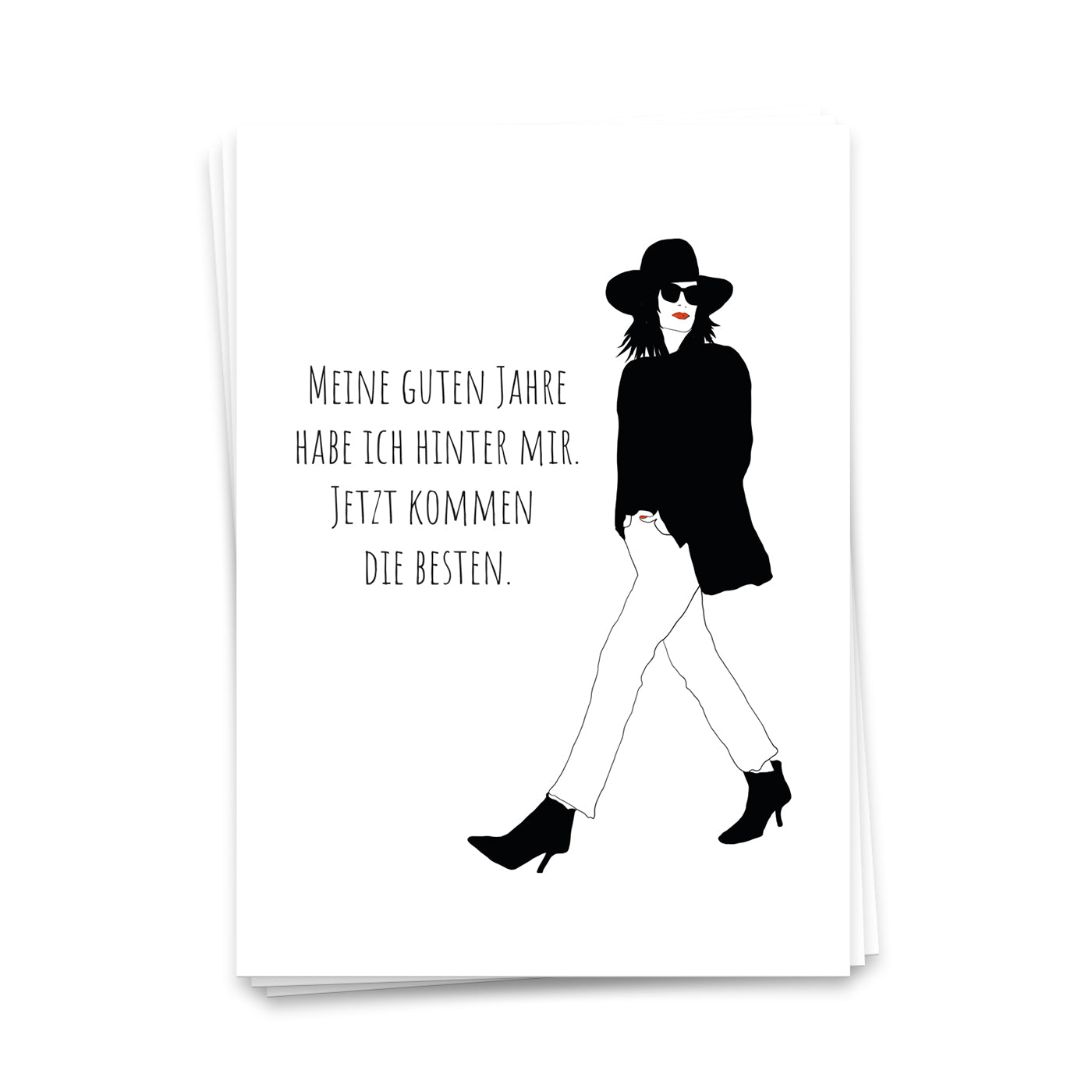 Meine guten Jahre - Postkarte