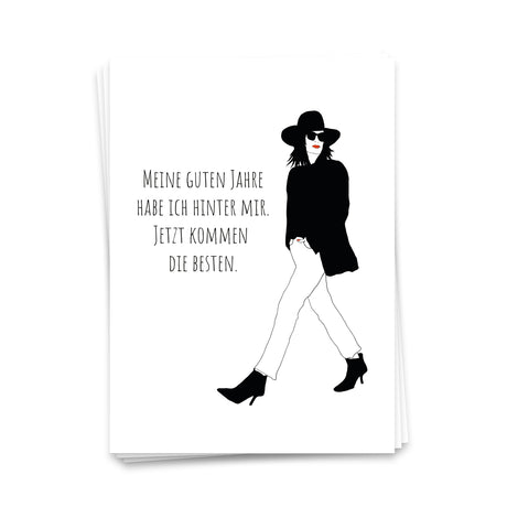 Meine guten Jahre - Postkarte