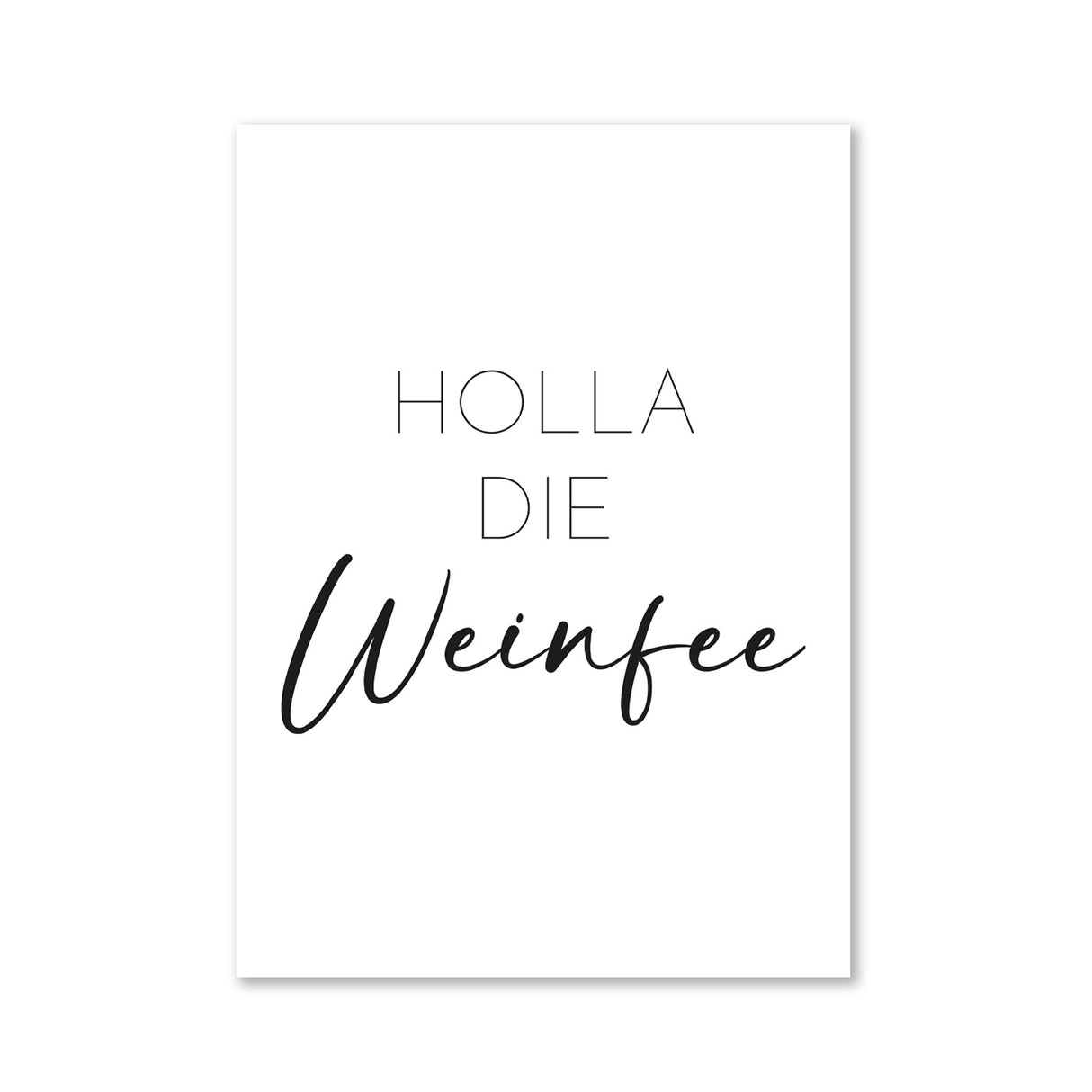 Holla die Weinfee - Magnet