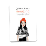 You are amazing - Postkarte