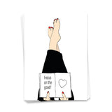 Focus on the good - Postkarte