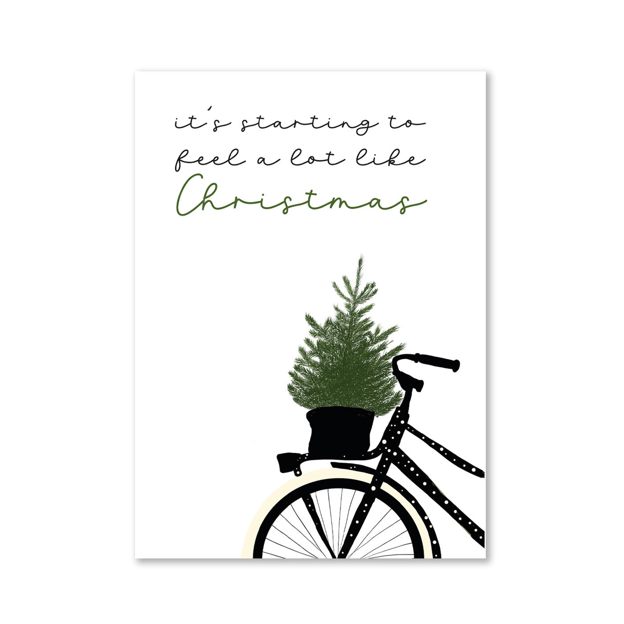 Christmas Bike - Magnet